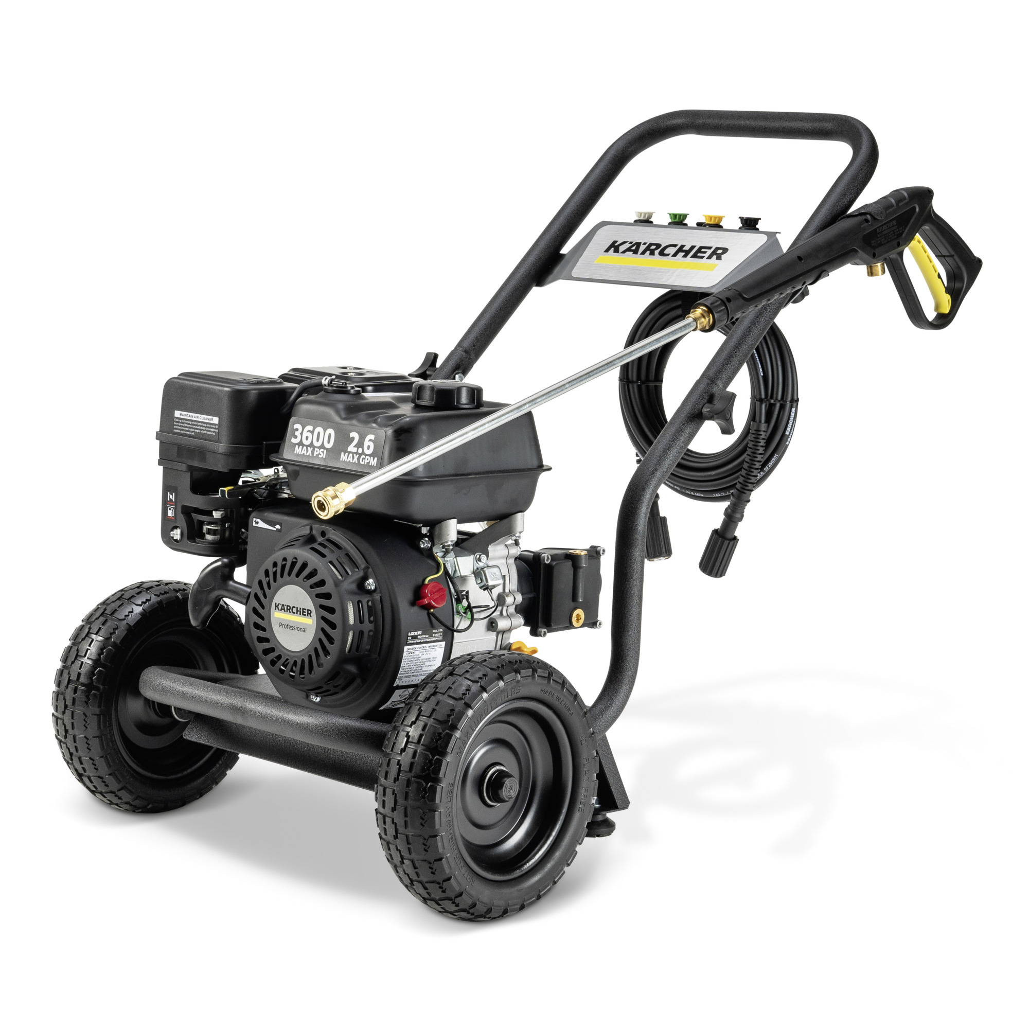 Karcher Gas Pressure Washer — 3600 PSI, 2.6 GPM, 212cc Engine, 35ft. Hose, Model# G 3600 P