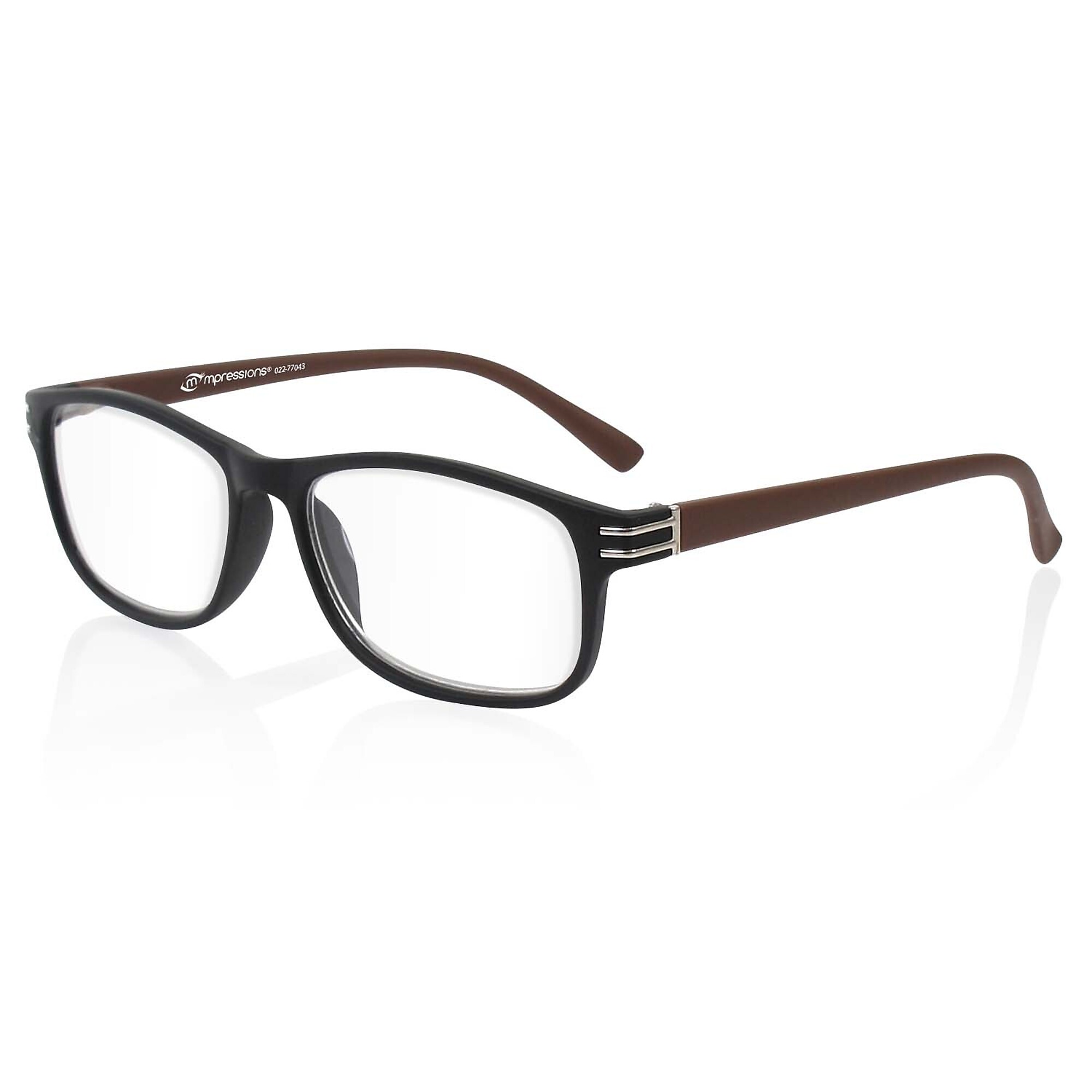 mpressions Reading Glasses Black/Black 2.50