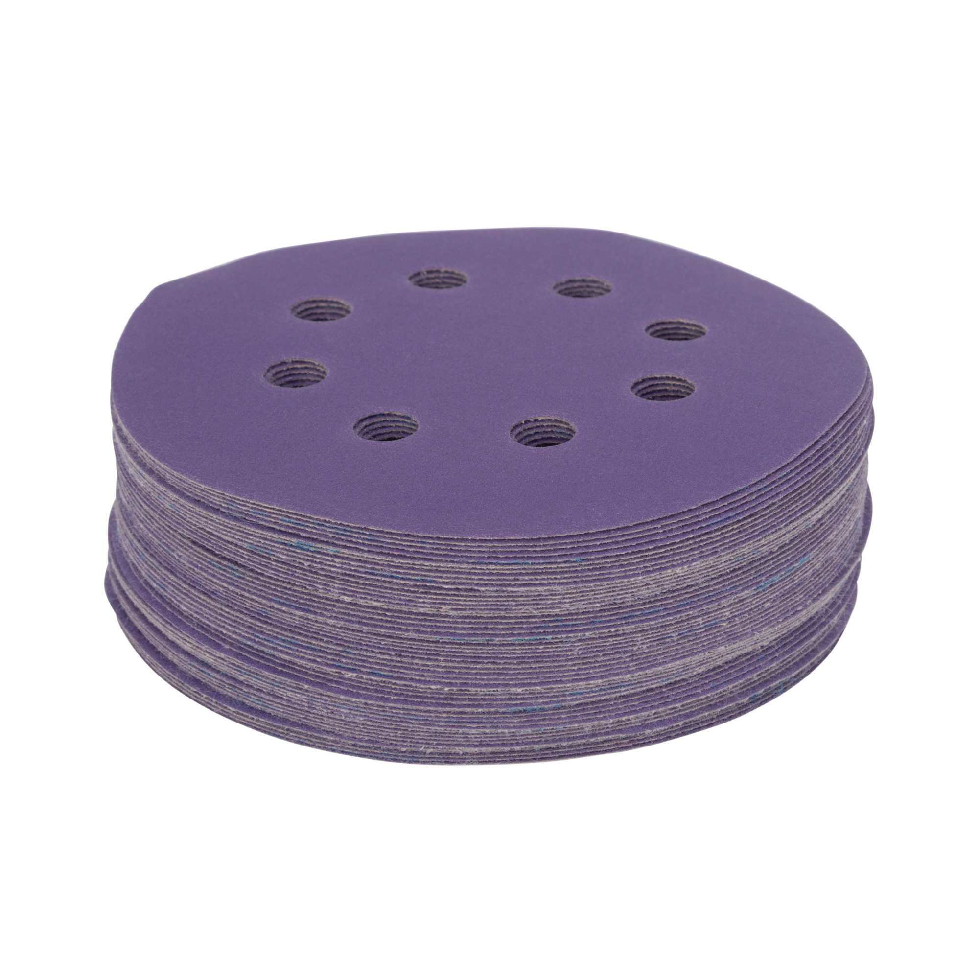 Spyder Ceramic Sanding Discs — 5in. x 8-Hole, 220 Grit, Stearate Coating, 50-Pack, Model# 500050