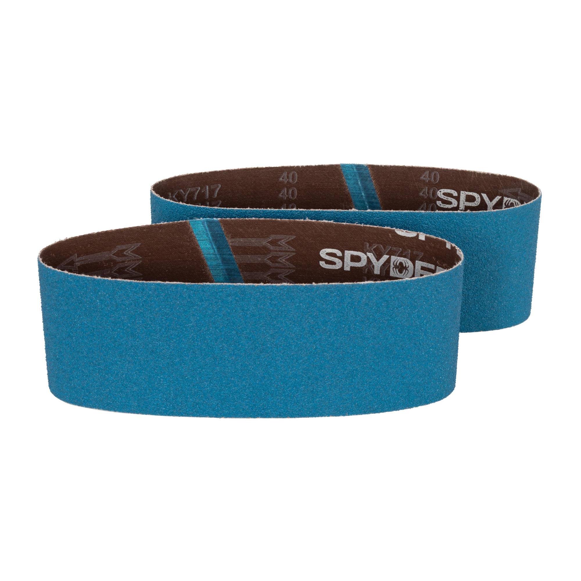 Spyder Zirconia Sanding Belt — 4in. x 24in., 40 Grit, Heavy-Duty, 2-Pack, Model# 500018
