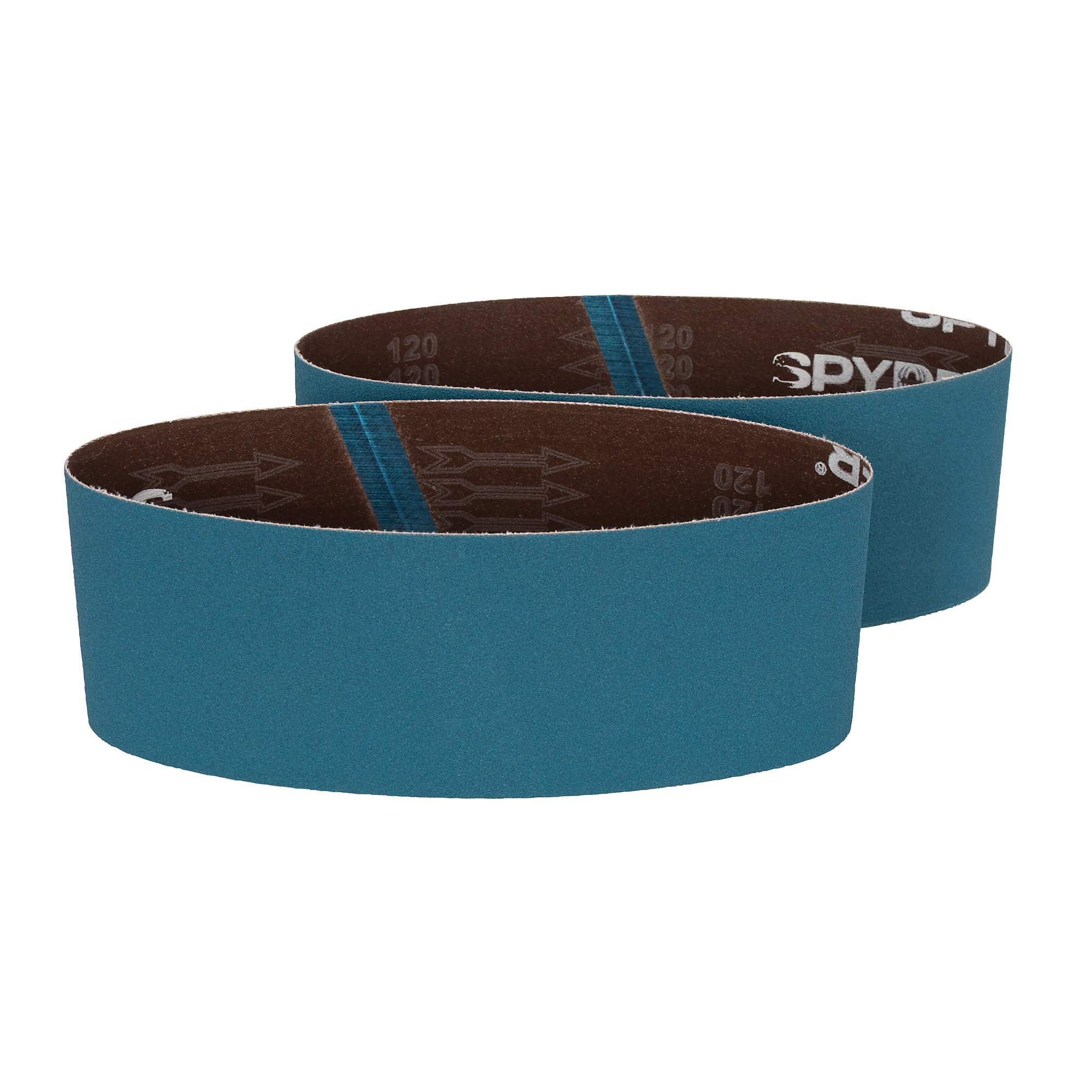 thumbnail image 2 of Premium Zirconia Sanding Belts - 6x48 Inches, 100 Grit, 2-Pack, X-Weight, Made In USA 2 of 5