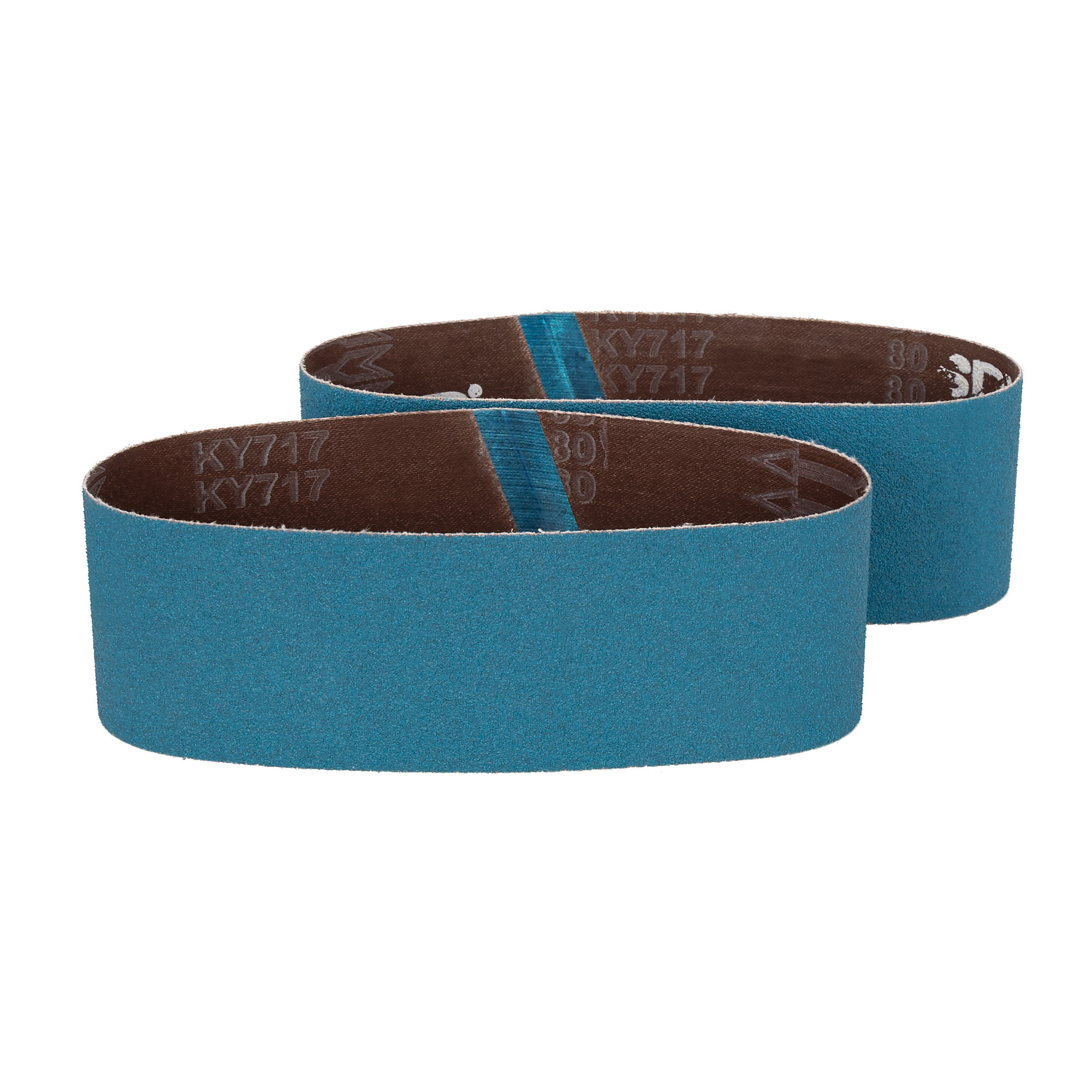 Spyder Zirconia Sanding Belt — 3in. x 21in., 80 Grit, Heavy-Duty, 2-Pack, Model# 500016
