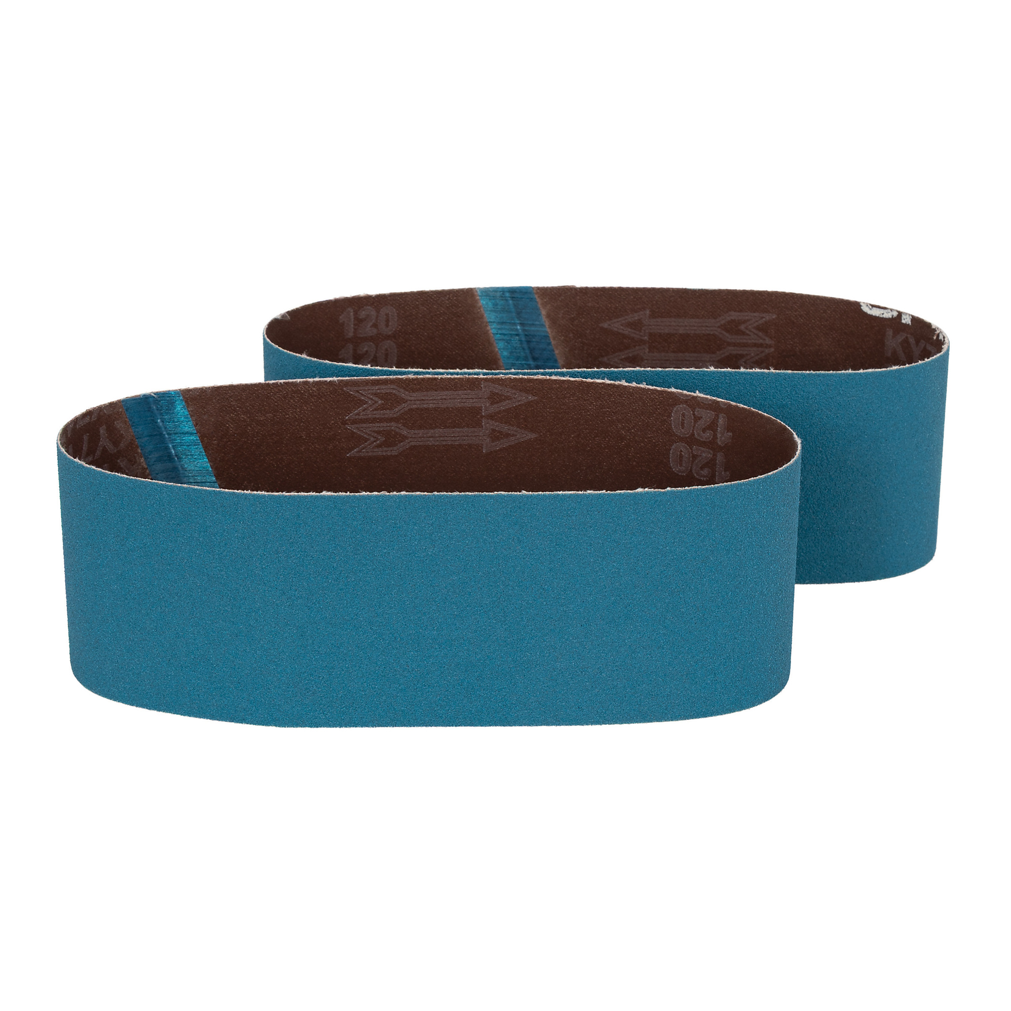 Spyder Zirconia Sanding Belt — 3in. x 21in., 120 Grit, Heavy-Duty, 2-Pack, Model# 500017