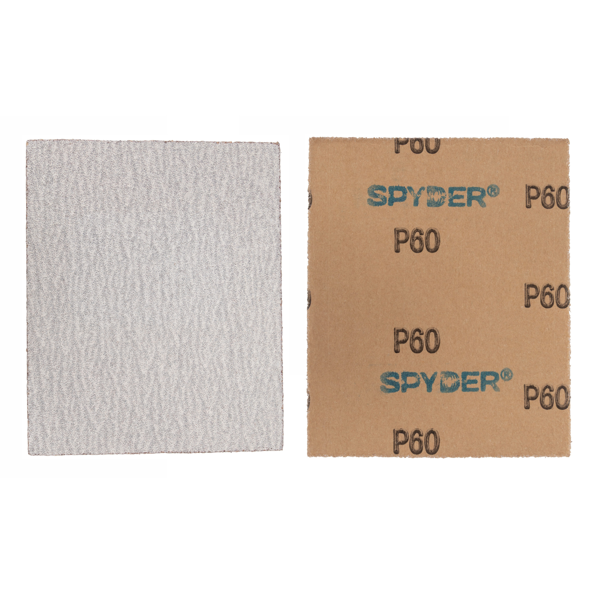 Spyder Aluminum Oxide Sanding Sheets — 4.5in. x 5.5in., 60 Grit, 20-Pack, Model# 500033