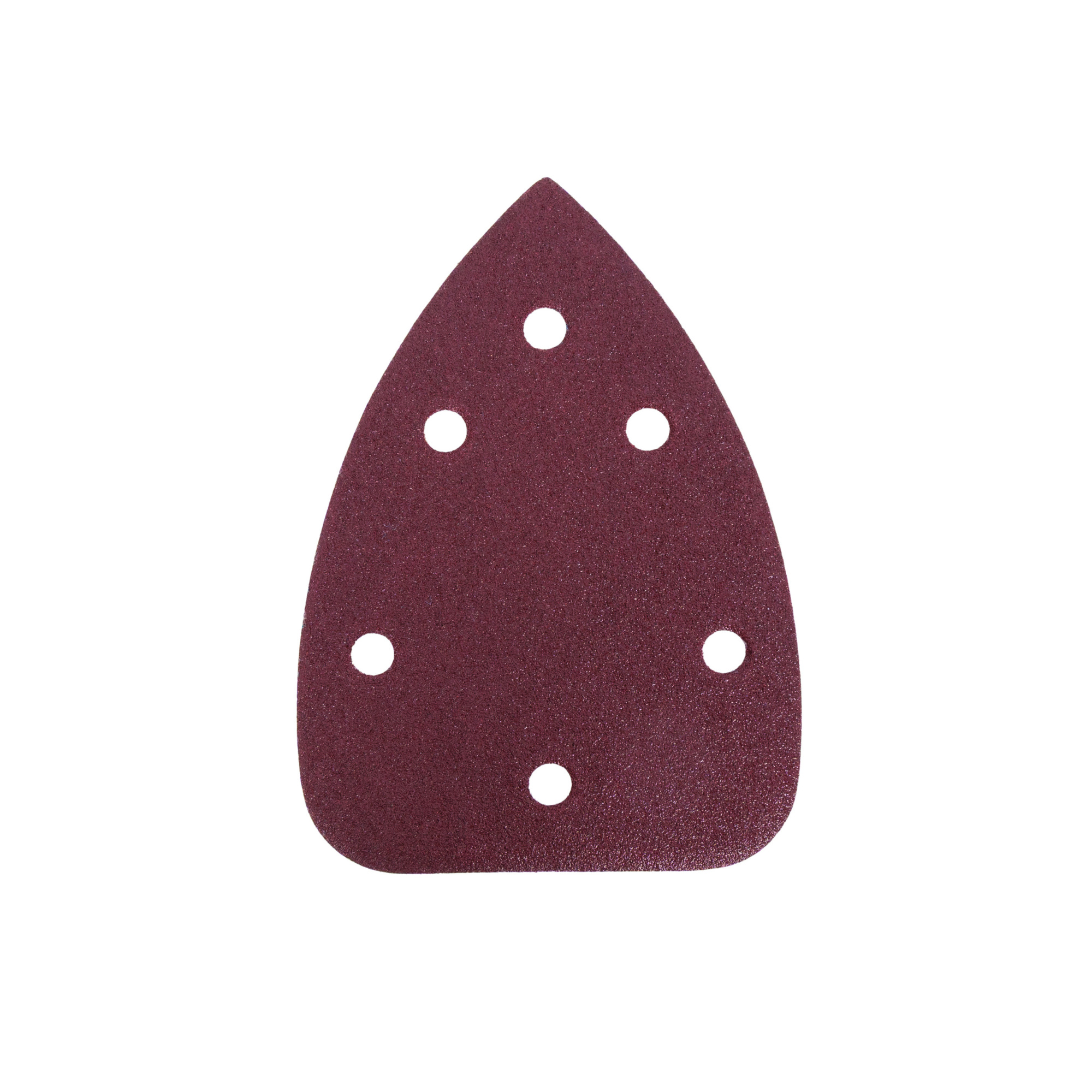 Spyder Aluminum Oxide Hook and Loop Sanding Sheets — 3-7/8in. x 5-1/2in., 80 Grit, 6-Hole, 5-Pack, Model# 500080