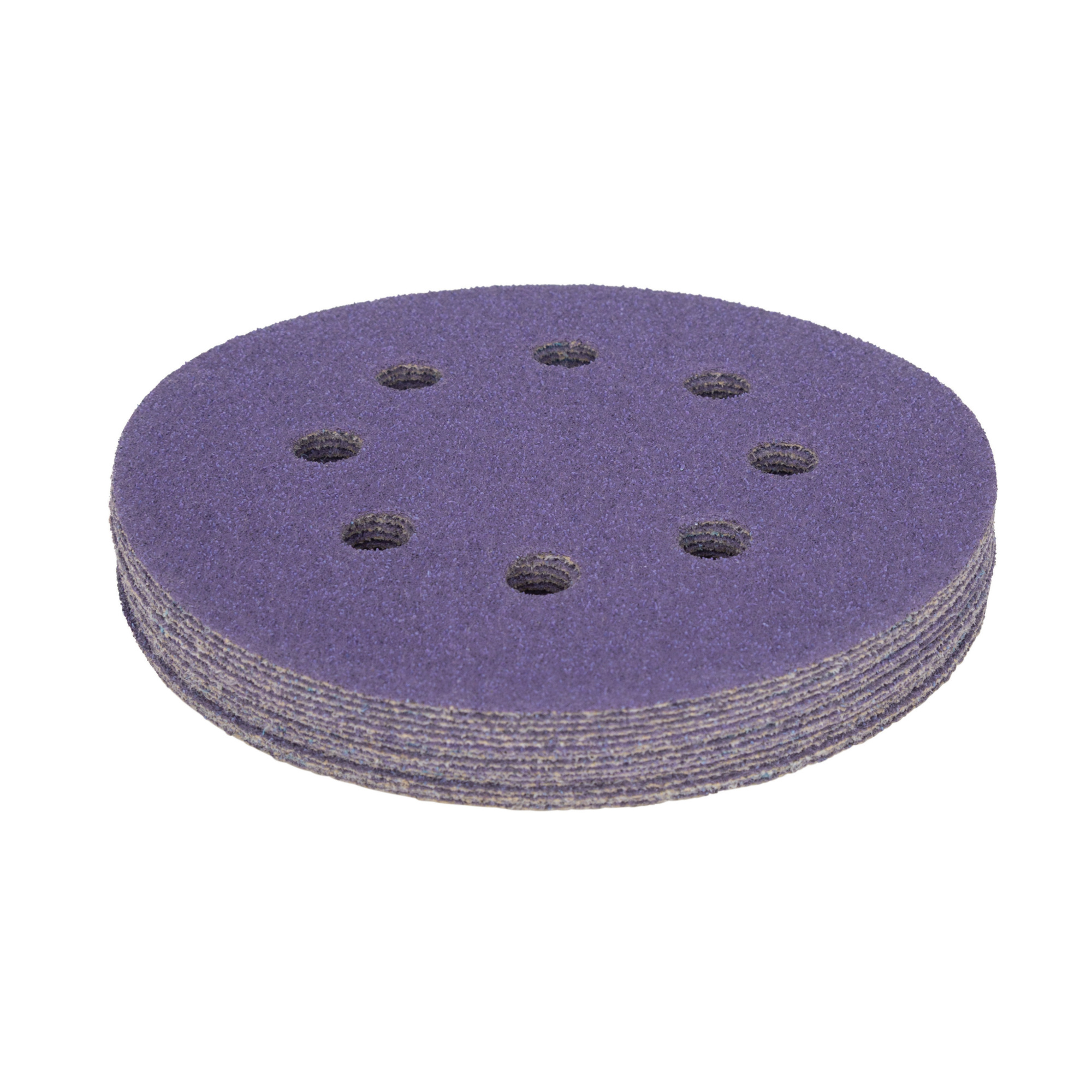 Spyder Ceramic Sanding Discs — 5in. x 8-Hole, 60 Grit, Stearate Coating, 15-Pack, Model# 500039