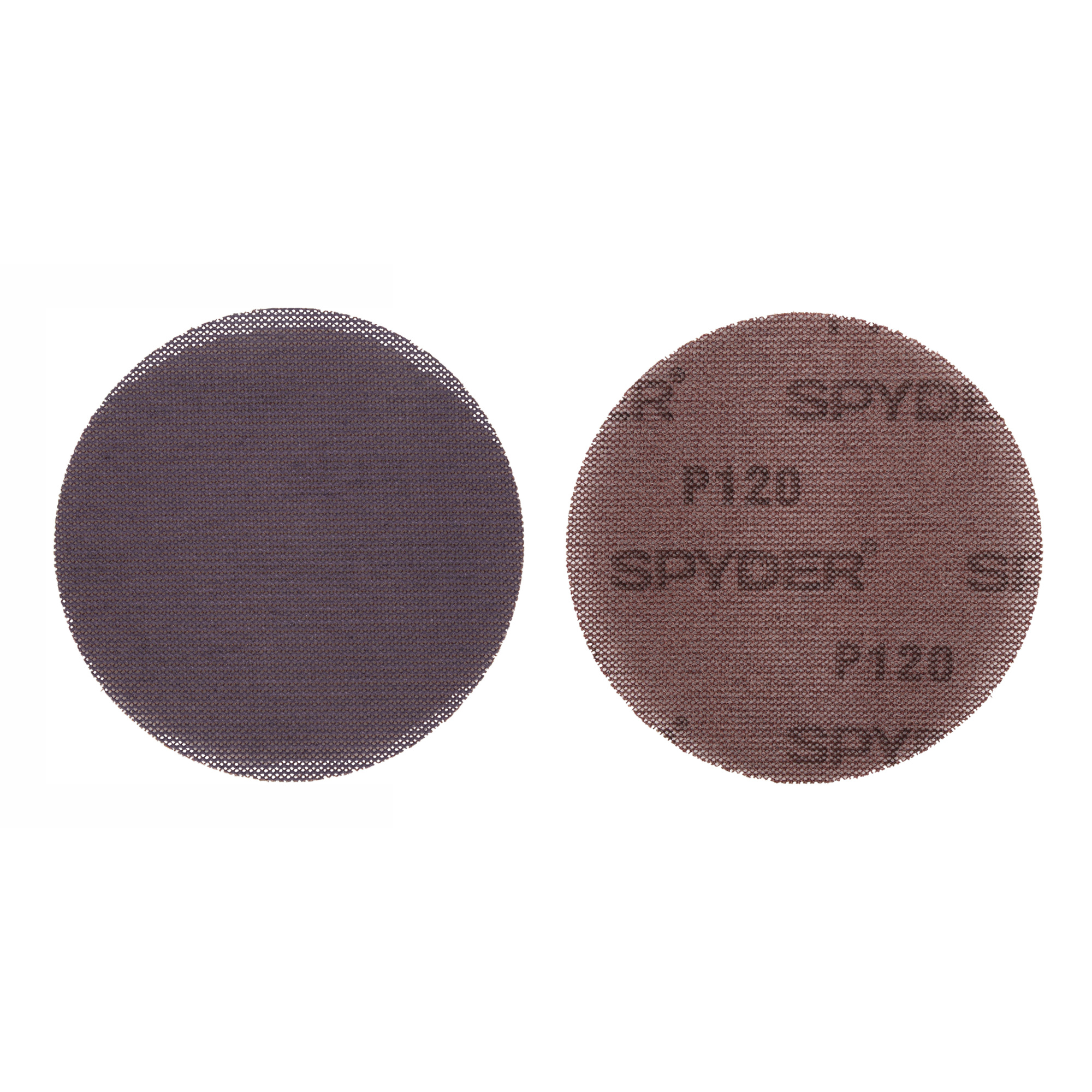 Spyder Ceramic Net Hook and Loop Sanding Discs — 5in., 120 Grit, 20 Pk., Model# 500070