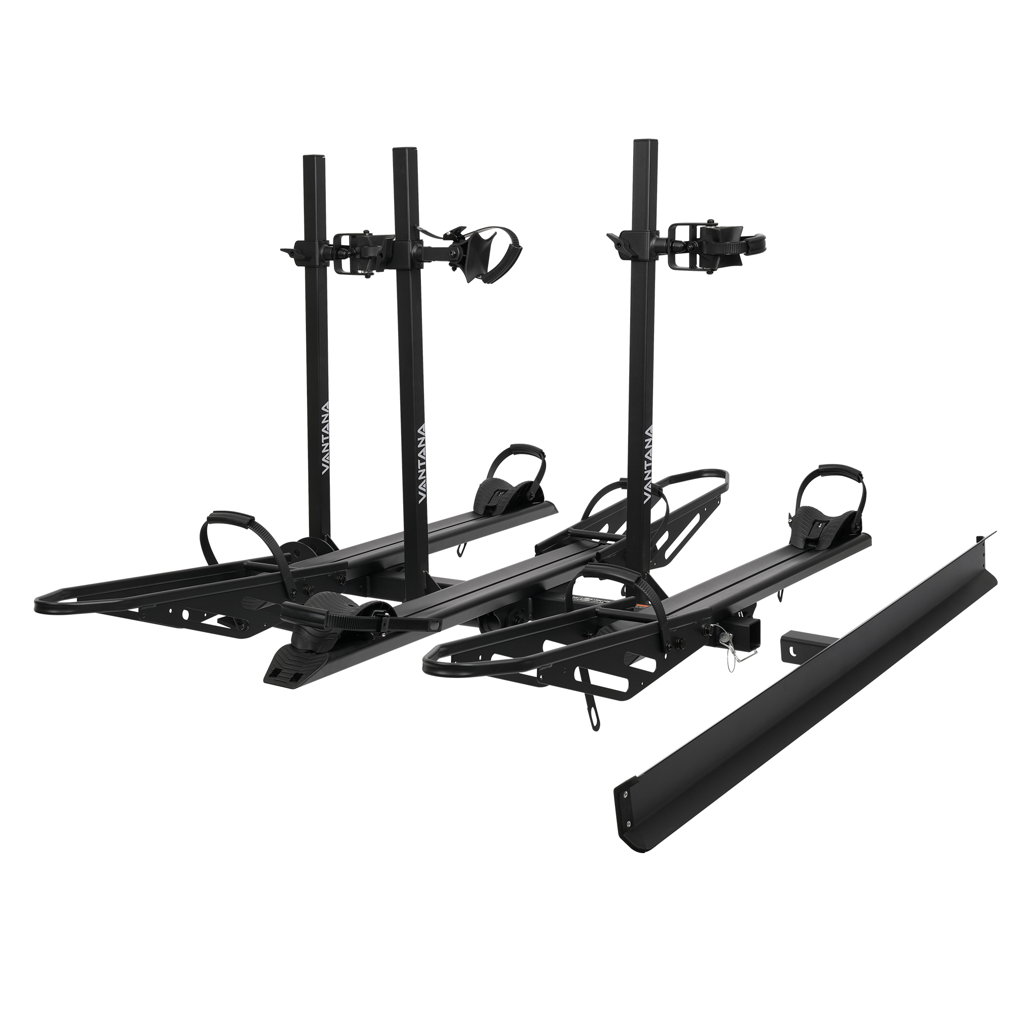 Vantana 3-Bike Hitch E-Bike Rack with Ramp — Heavy-Duty, Model# VTEB10104156