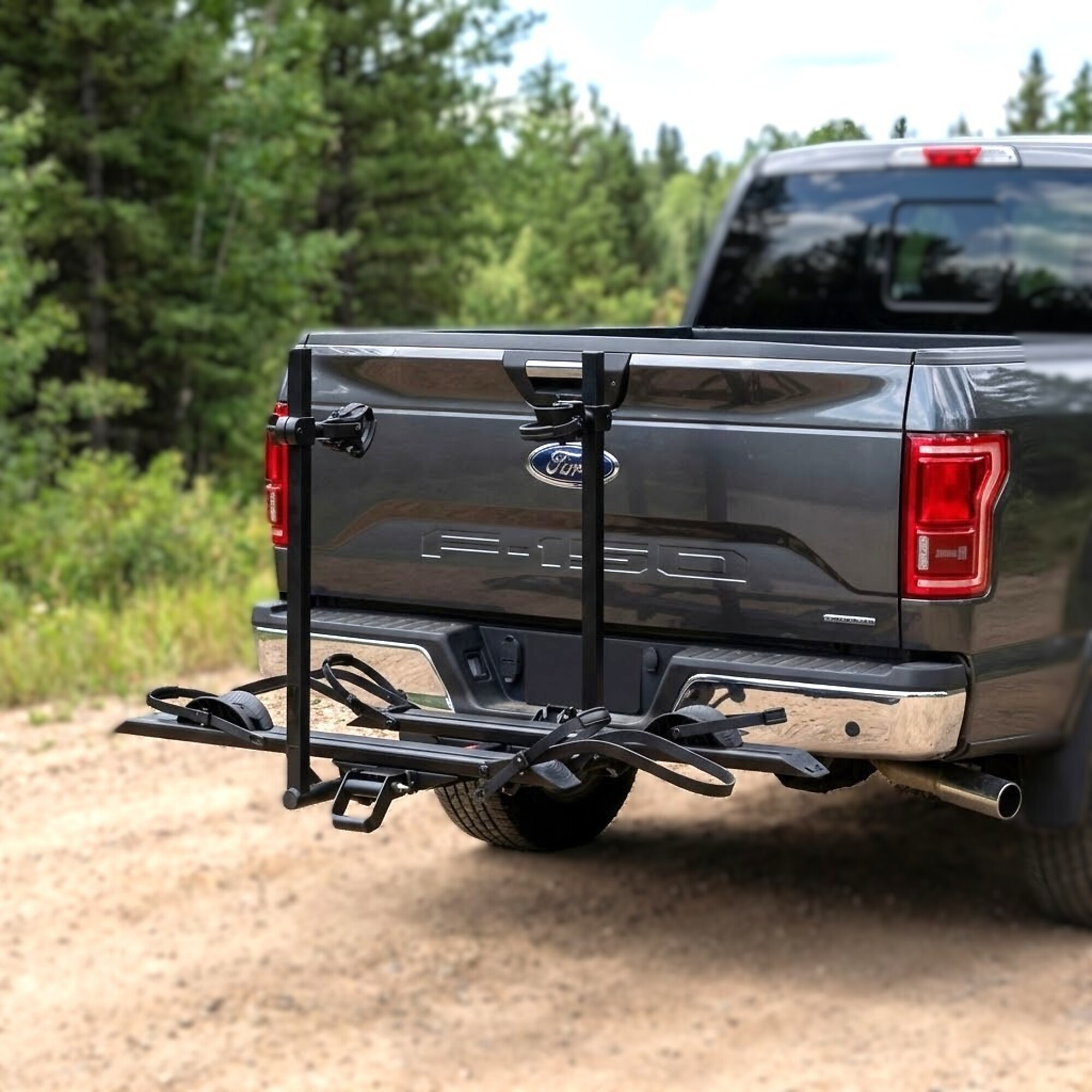 Vantana 2-Bike Hitch E-Bike Rack with Ramp — Heavy-Duty, Model# VTEB10104155