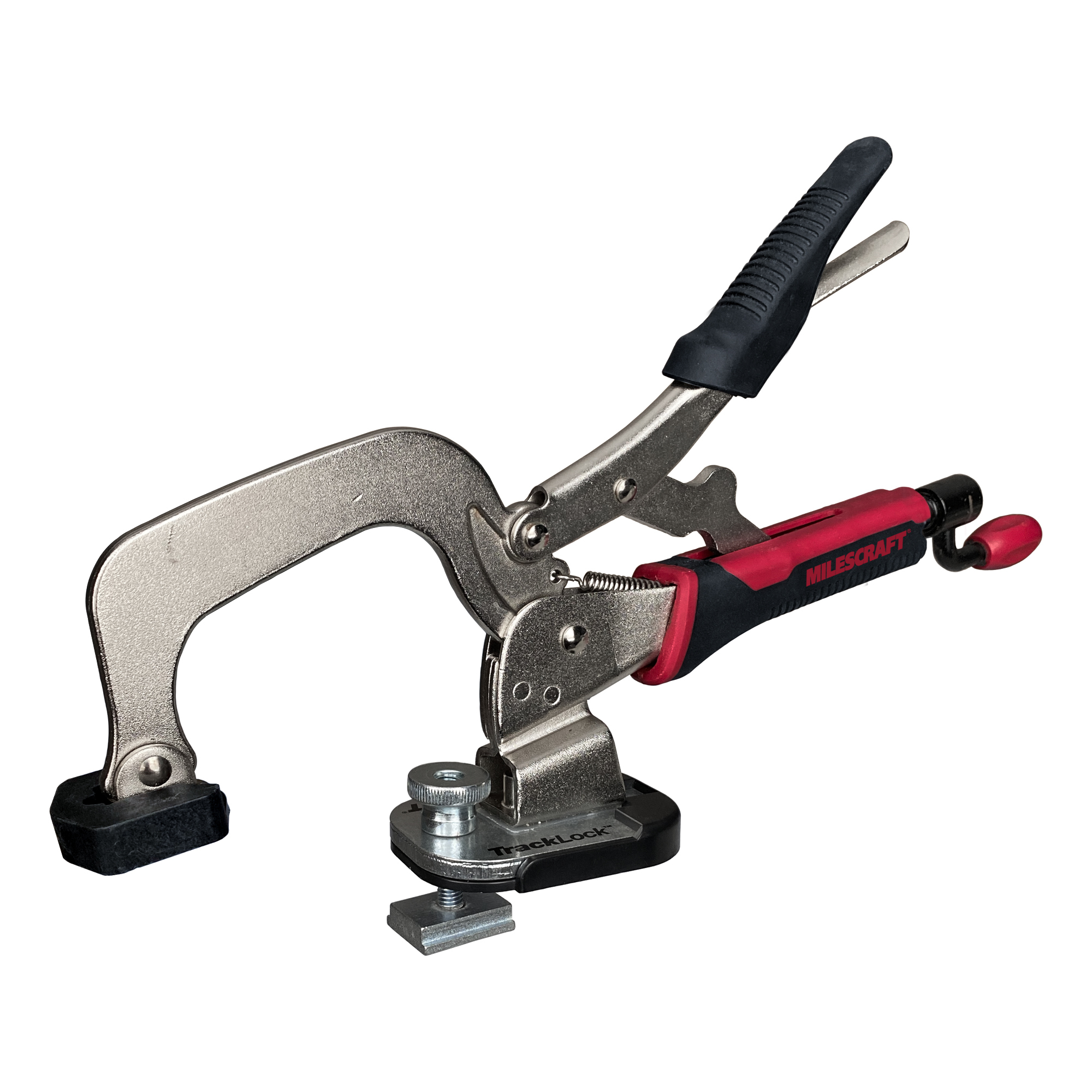 Milescraft Track Master Universal T-Track Clamping System — Includes 3in. Clamp, Fits 13mm, 20mm, 23mm, 30mm, 35mm T-Tracks, Model# 40230003