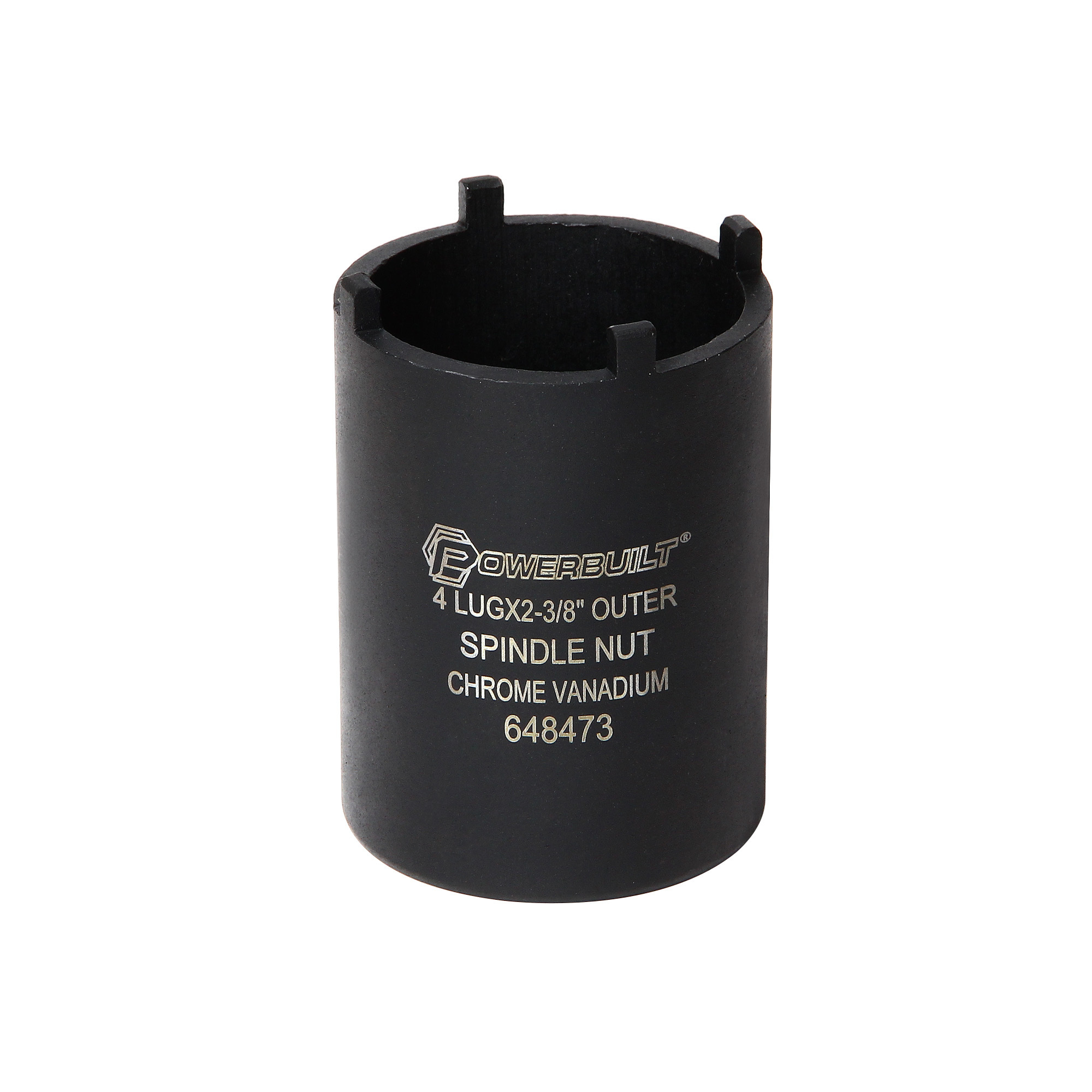 Powerbuilt, Spindle Nut Socket - 4 Lugs Outer, Model # 648473