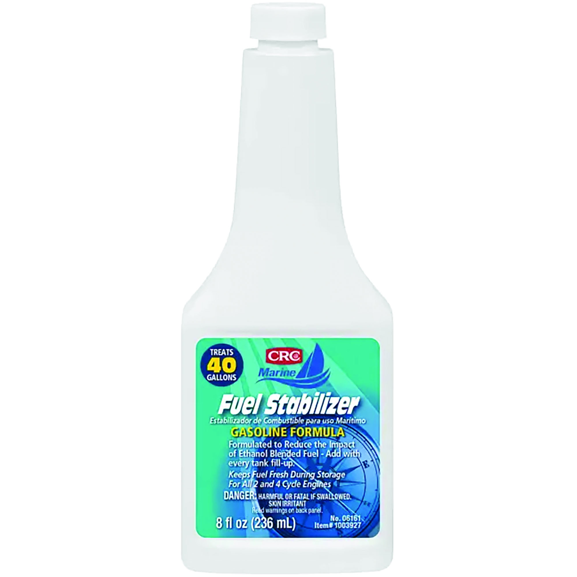 CRC Marine Fuel Stabilizer — Gasoline Formula, 8 fl. oz., Model# CRC06161