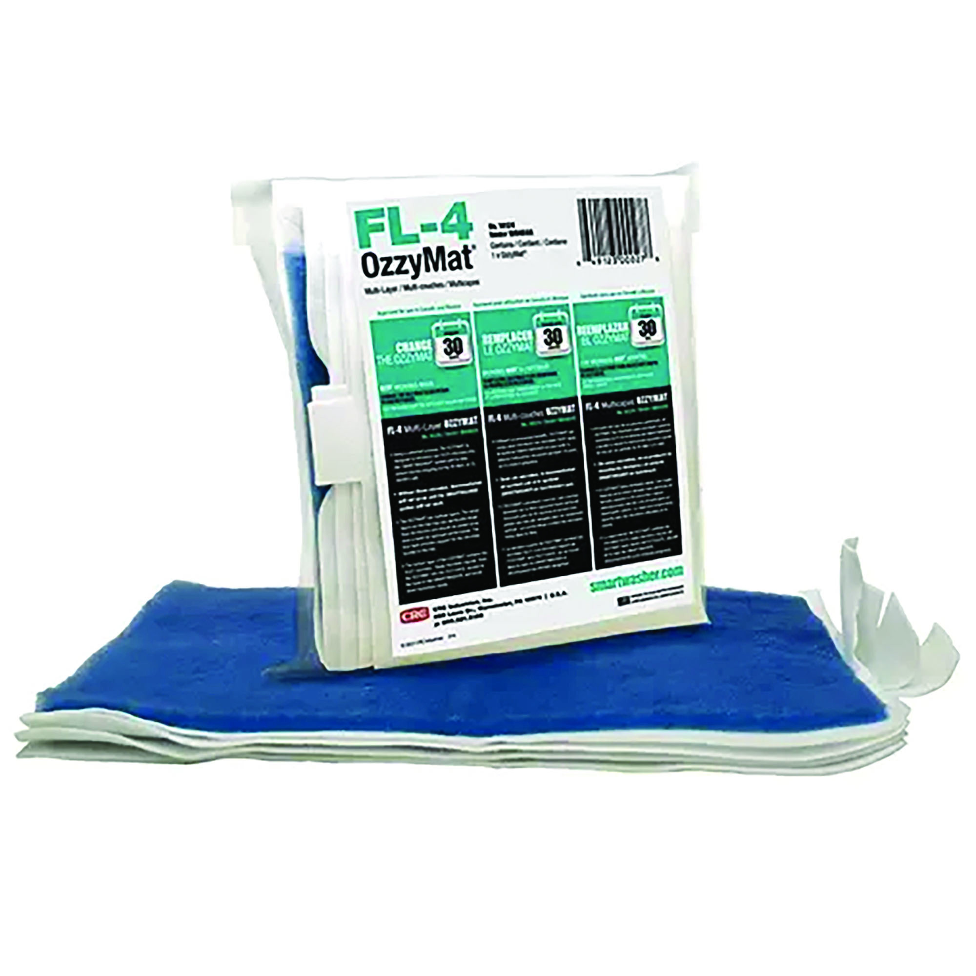 CRC SmartWasher FL-4 OzzyMat — Multi-Layer Fluid Activation Filter Mat, Heavy-Duty, Model# CRC14124