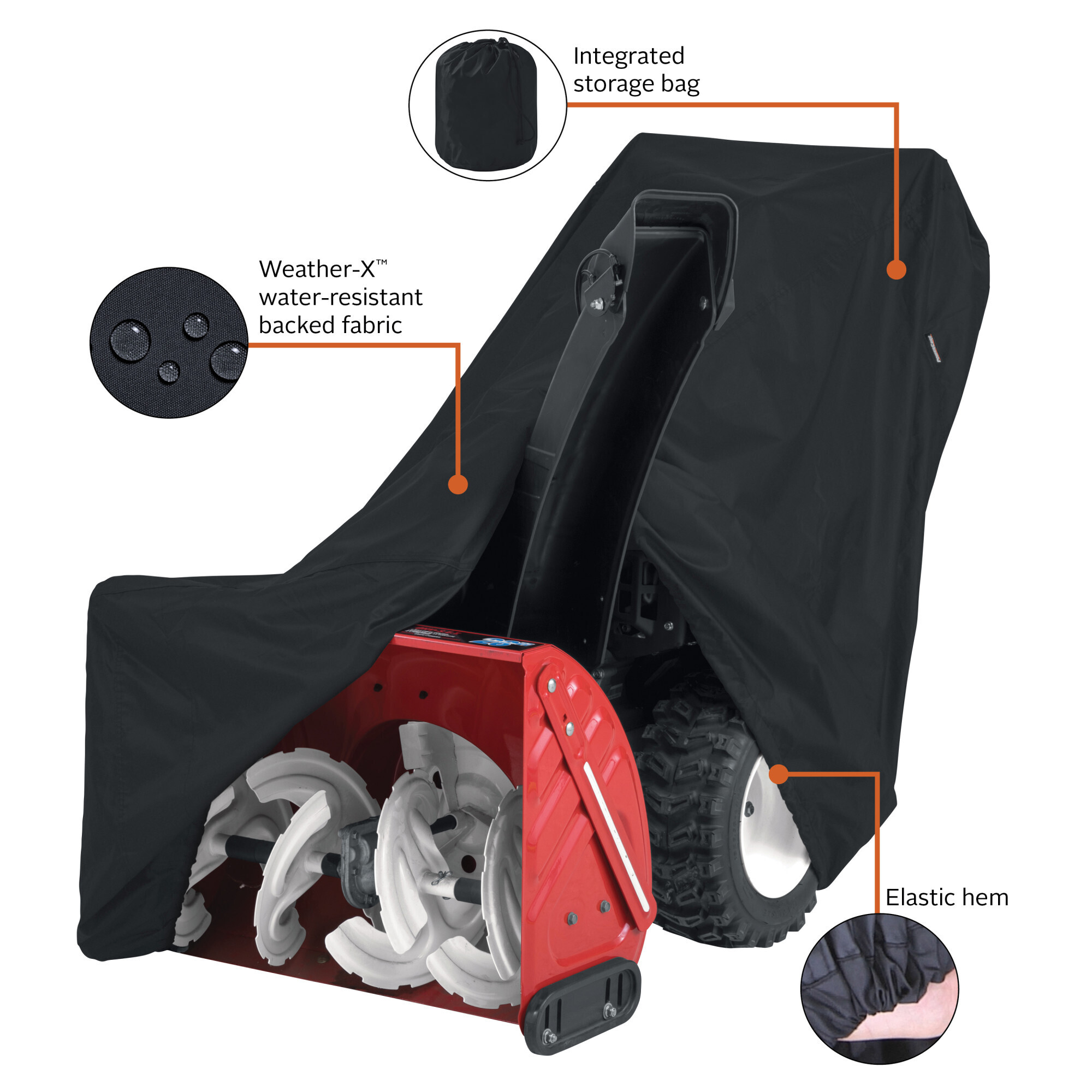 Classic Accessories Snow Thrower Cover - Thumbnail 2