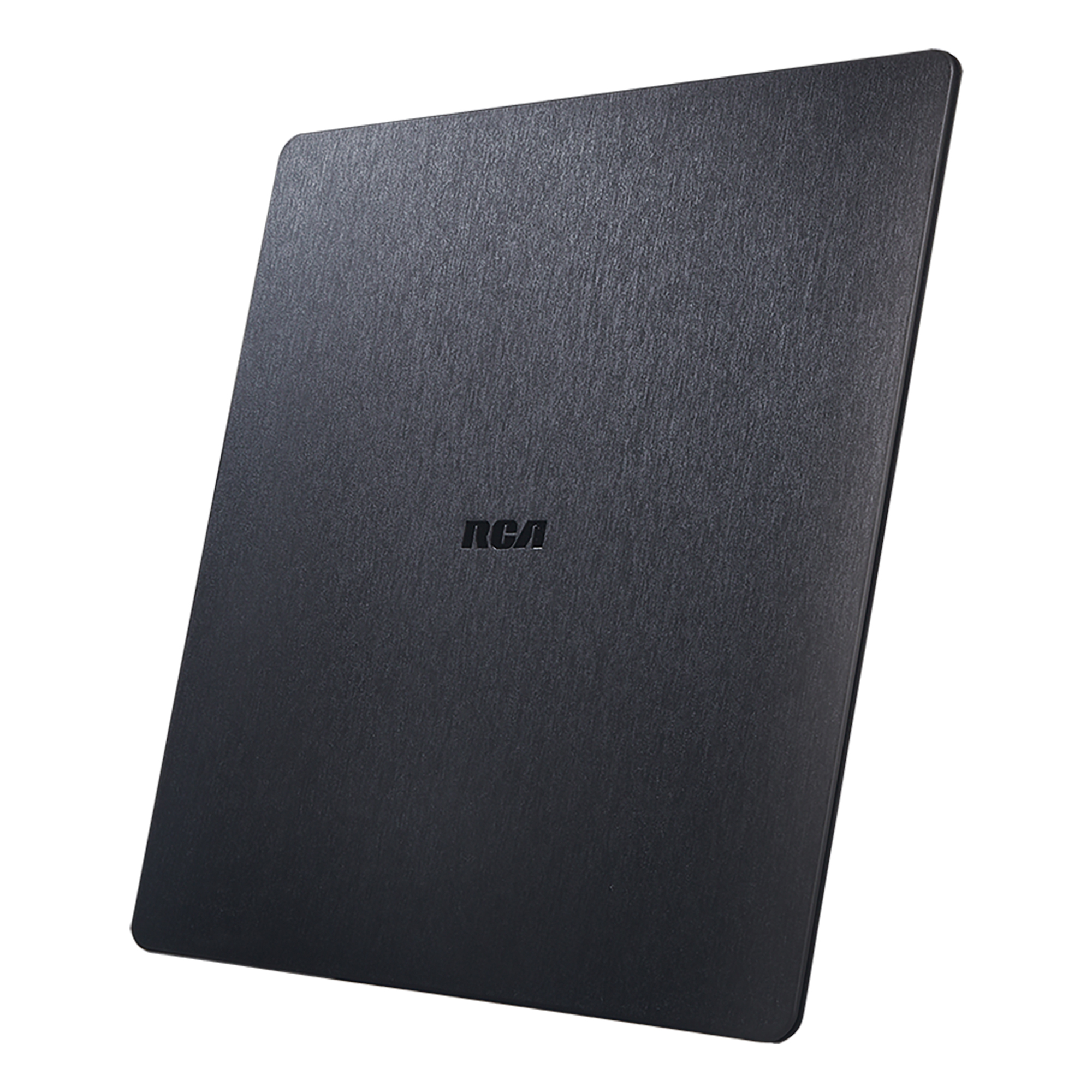 RCA Amplified Indoor Flat HDTV Antenna — Multi-Directional, 65-Mile Range, 9ft. 8in. Coax Cable, Model# RCAANT1660E