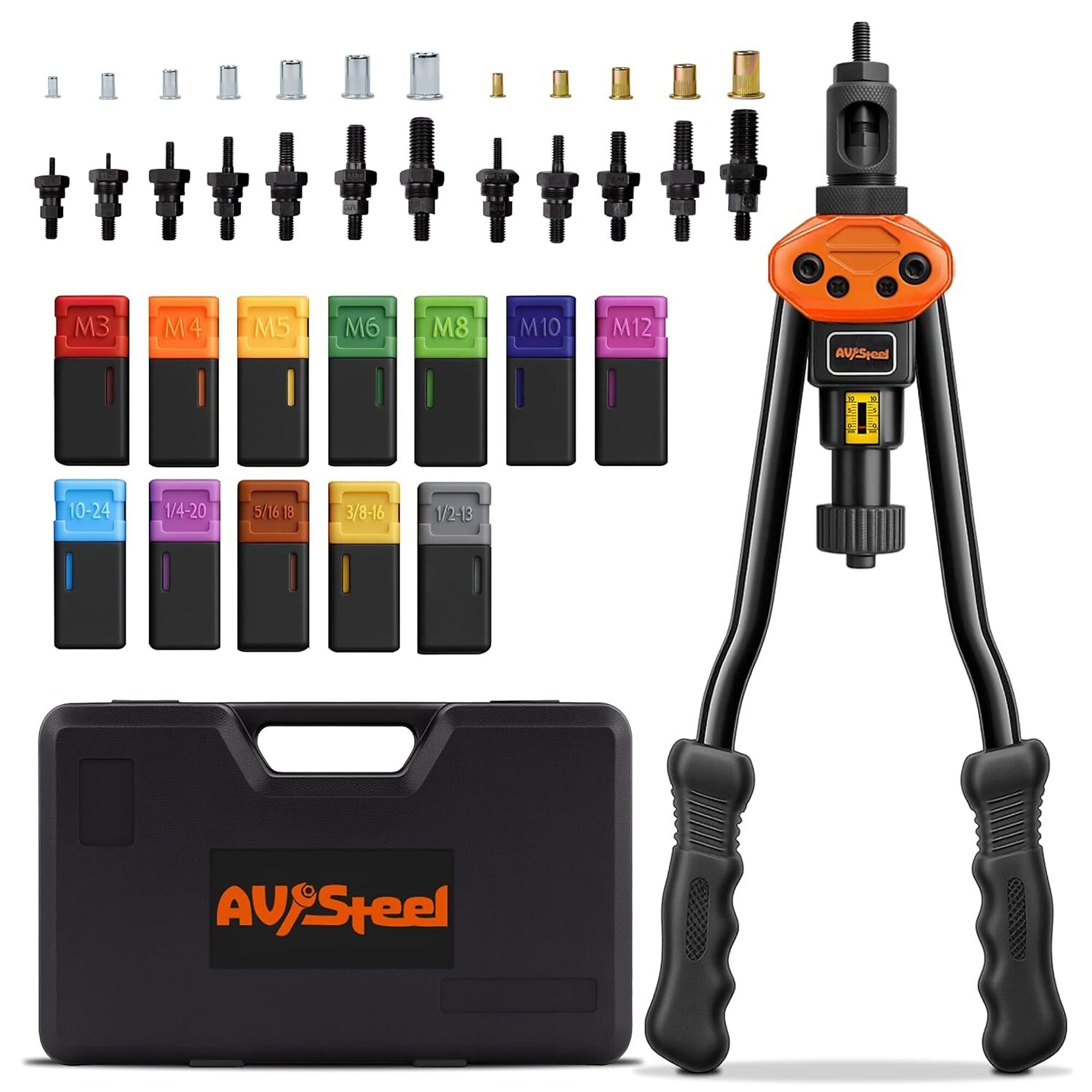 AV Steel MonoPro Dry Diamond Drill Bit Set — 10 Pcs, For Granite, Marble, Masonry, Model# AV-300016
