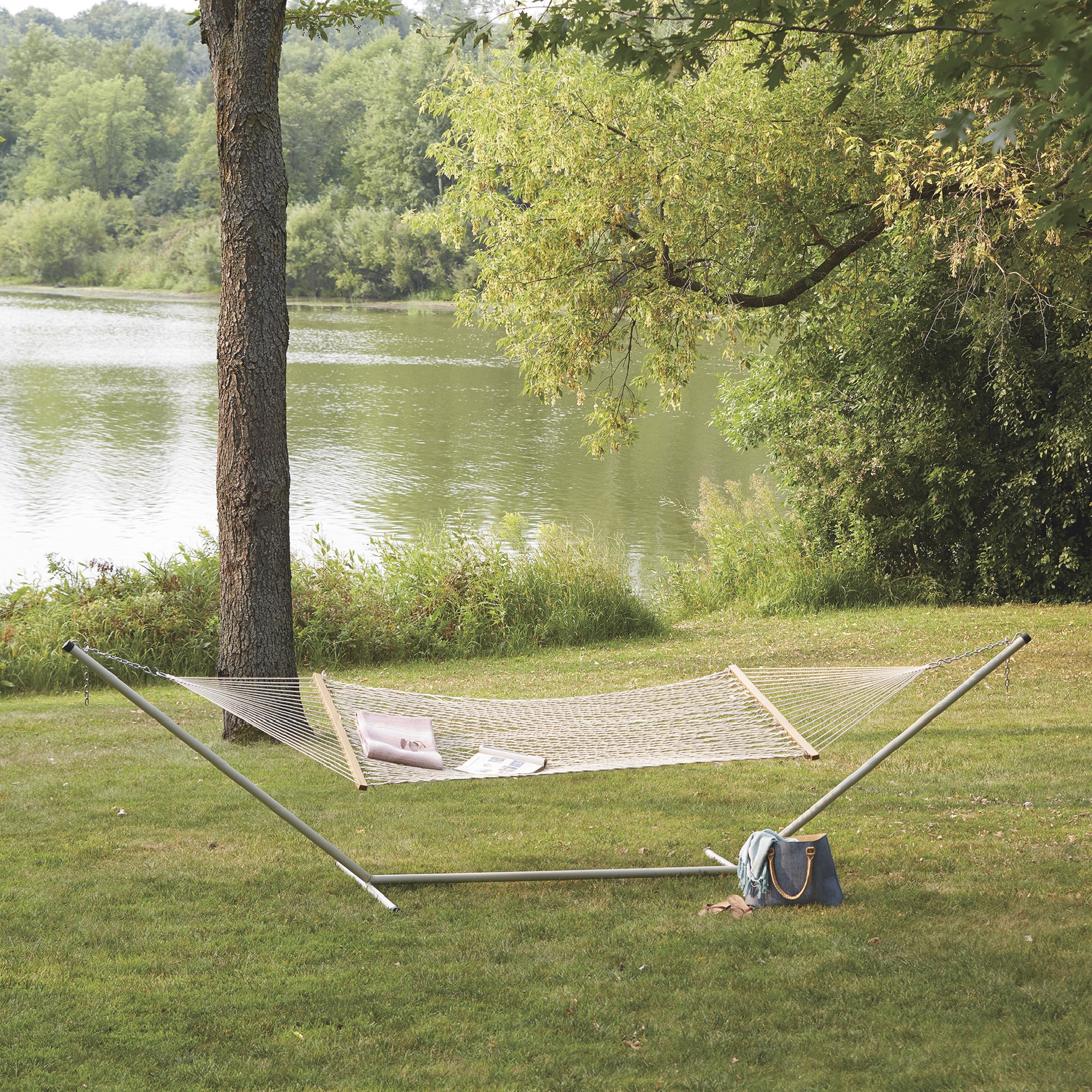 Hangit Large Steel Hammock Stand — 15ft.L, Model HSSHS180 Northern Tool