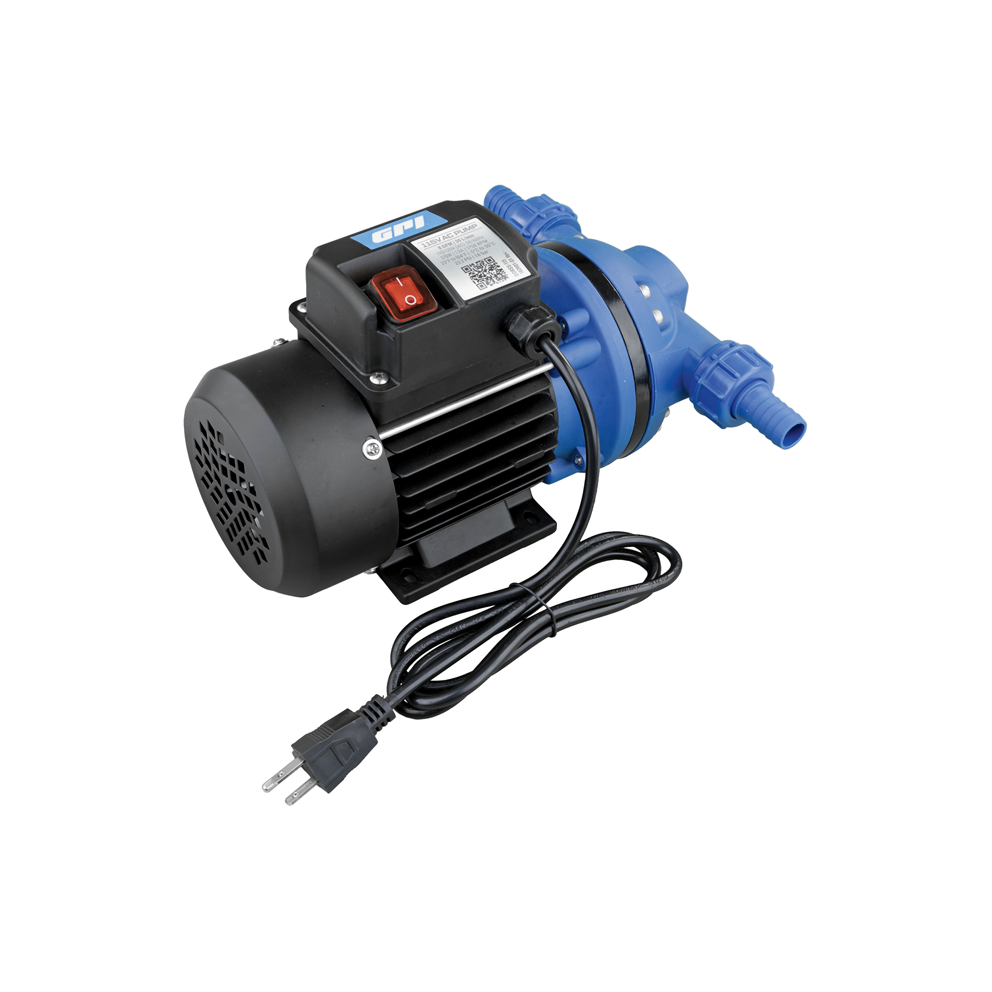 GPI DEF Utility Transfer Pump — 8 GPM, 115V, Model# D08TS-115PO