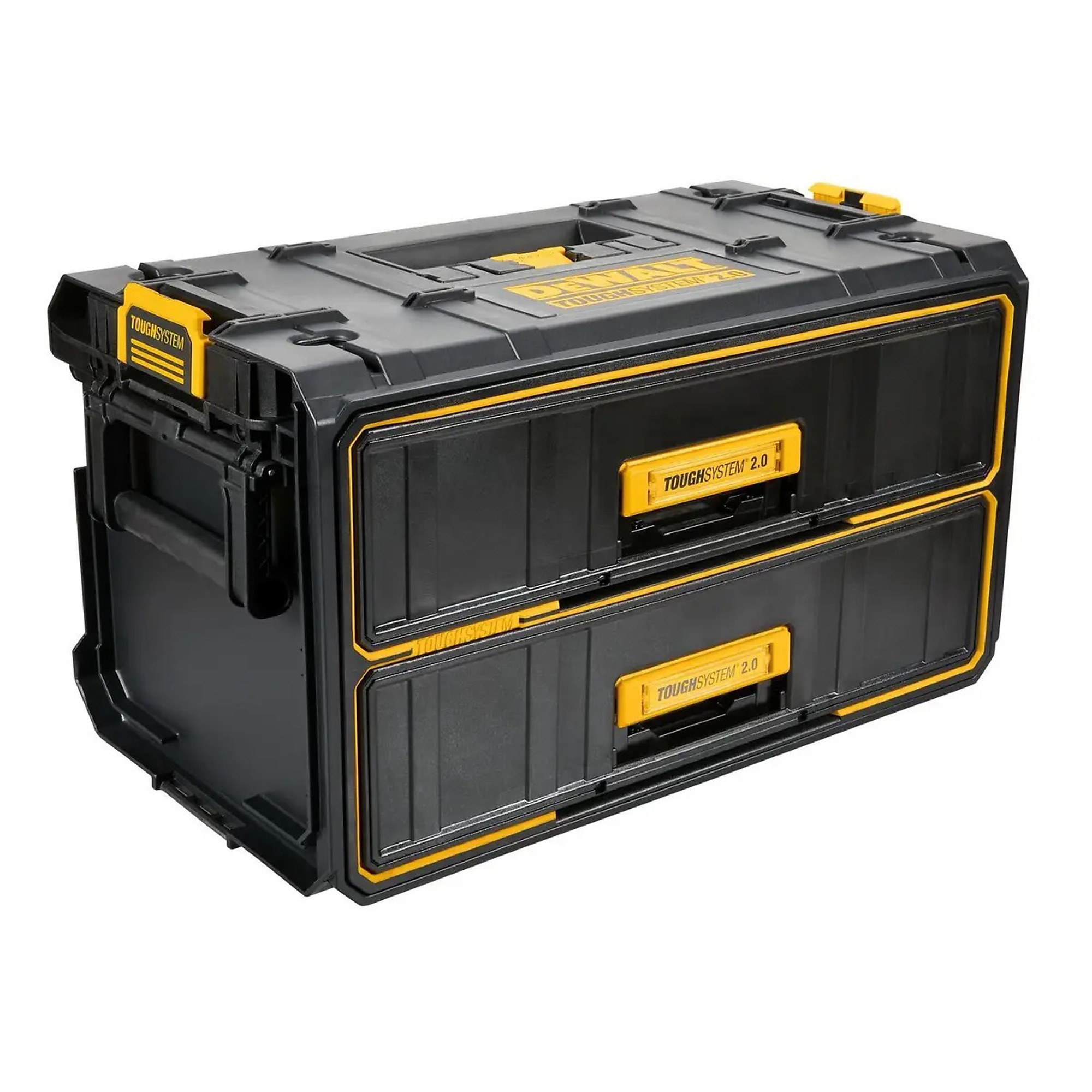 DEWALT ToughSystem 2.0 Two-Drawer Unit — 22 Lb. Load Capacity, Ball-Bearing Slides, Model# DWTDWST08320