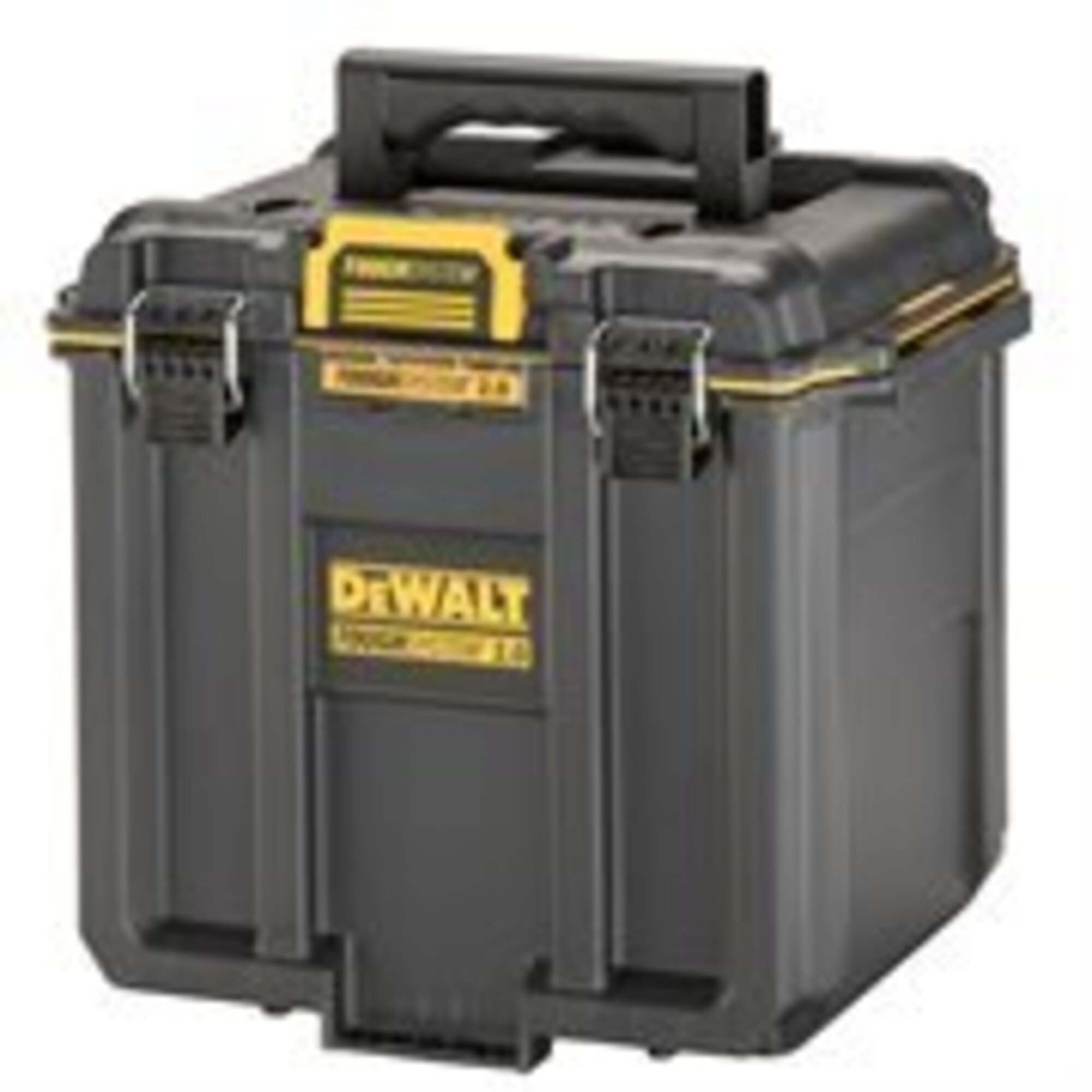 DeWalt TOUGHSYSTEM 2.0 Deep Compact Toolbox — 5.3 Gal Capacity, Metal-Wire Latches, Model# DWTDWST08035