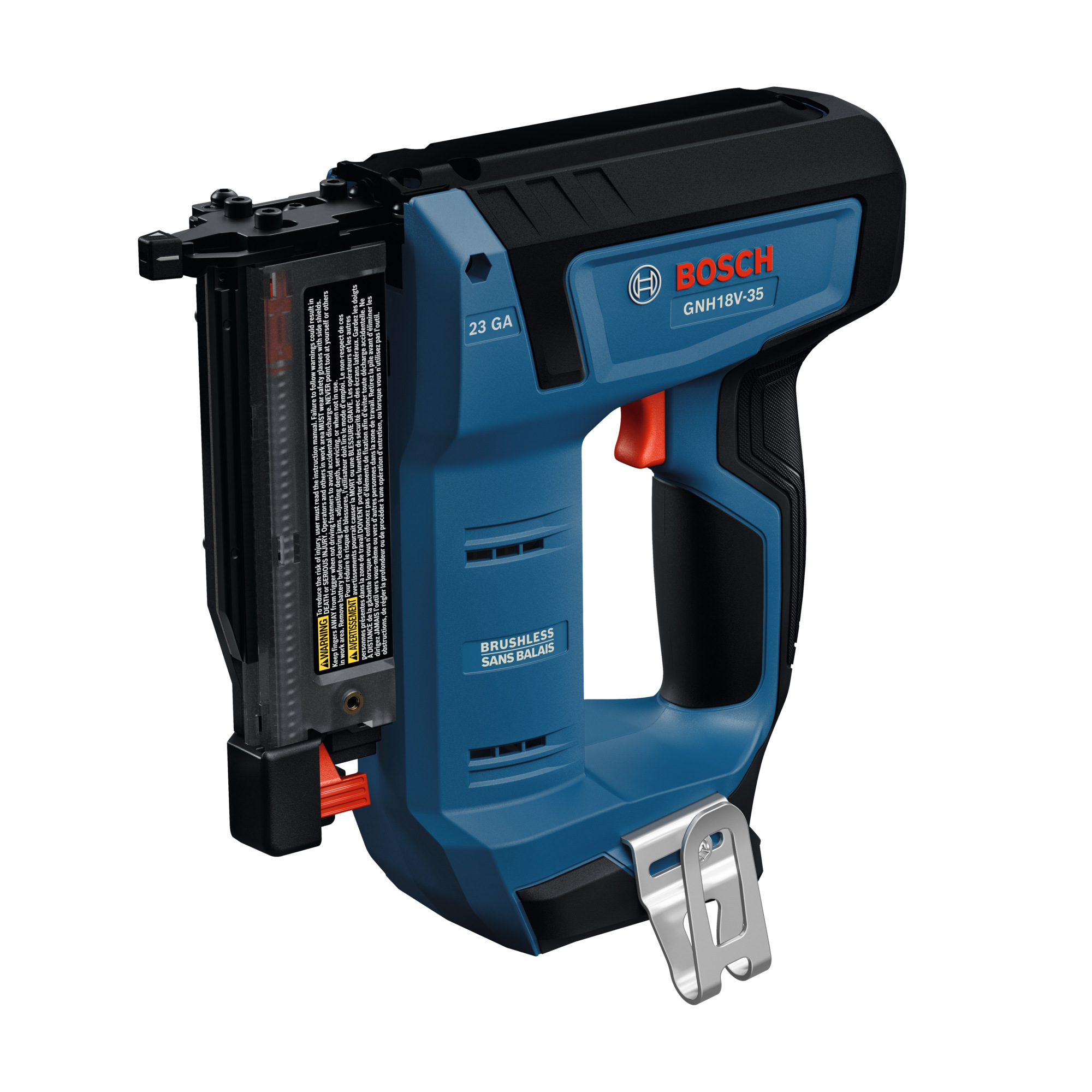 Bosch 18V Brushless 23-Gauge Pin Nailer, Model# GNH18V-35N