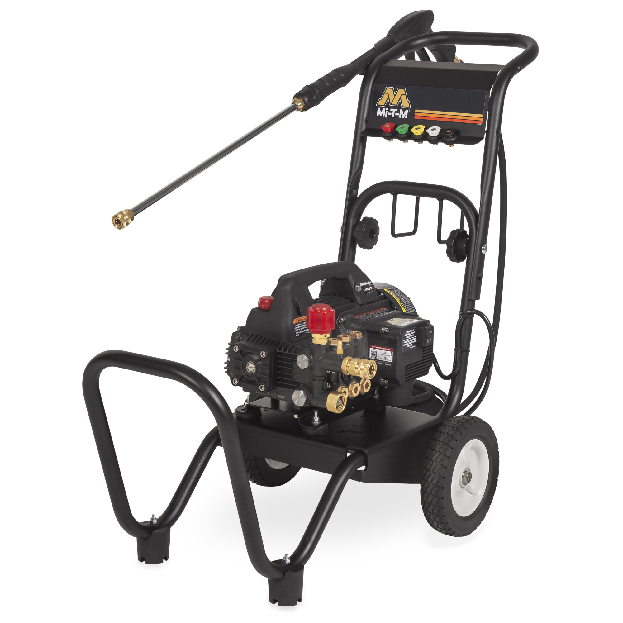 Mi-T-M Electric Pressure Washer Mister Combo — 1400 PSI, 1.5 GPM, Direct Drive, Cold Water, Model# CM-1400-0MEC-M