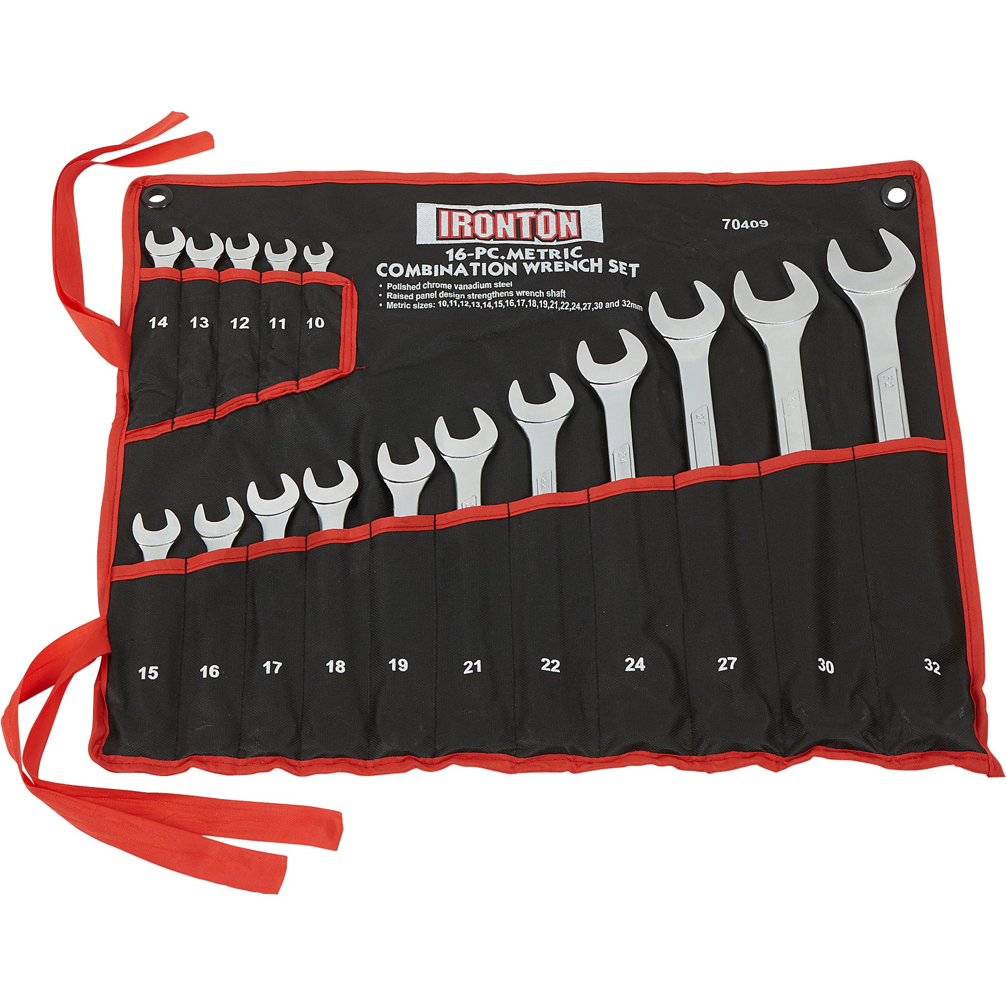 Ironton Combination Wrench Set ï¿½ 16-Pc., Metric | Northern Tool