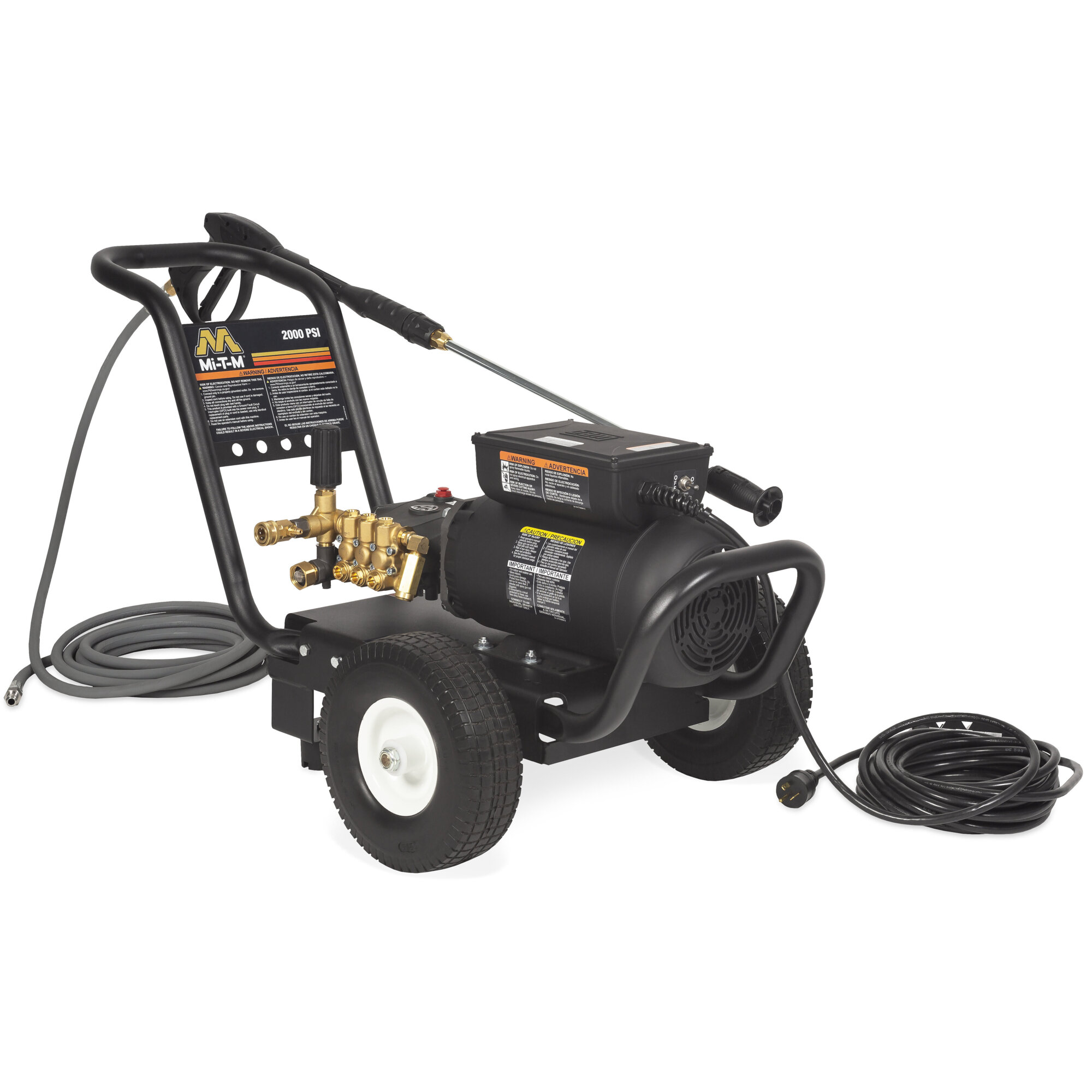 Mi-T-M JP Series Electric Direct Drive Cold Water Pressure Washer — 2000 PSI, 3 GPM, Model# JP-2003-3ME1