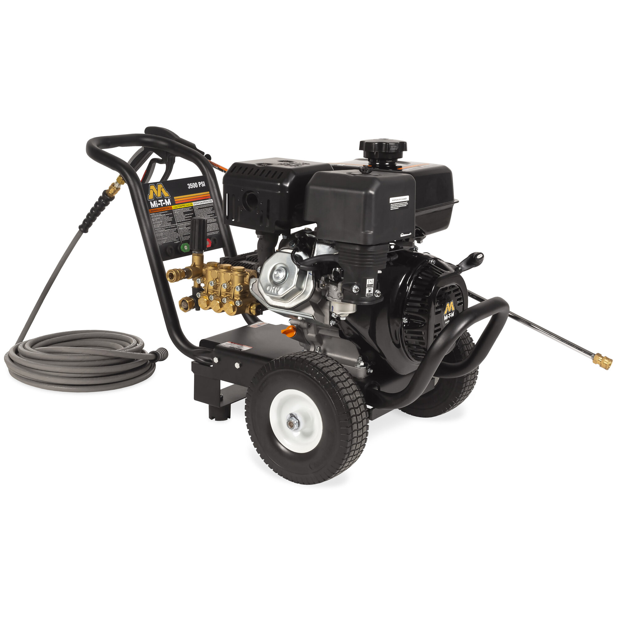 Mi-T-M JP Series Gasoline Direct Drive Cold Water Pressure Washer — 3500 PSI, 3.5 GPM, Model# JP-3504-3MMB