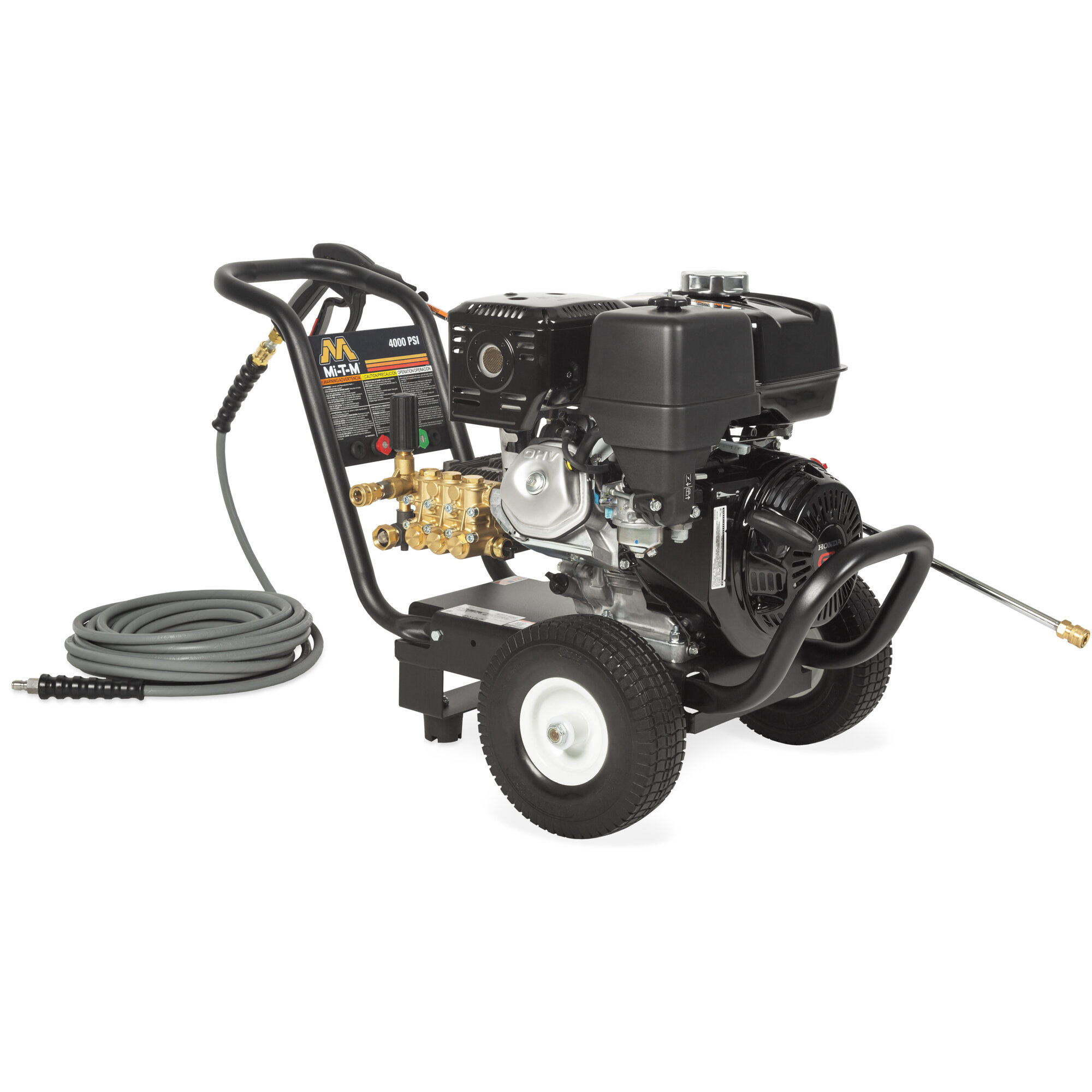 Mi-T-M JP Series Gasoline Direct Drive Cold Water Pressure Washer — 4000 PSI, 3.5 GPM, Industrial, Model# JP-4004-3MHB