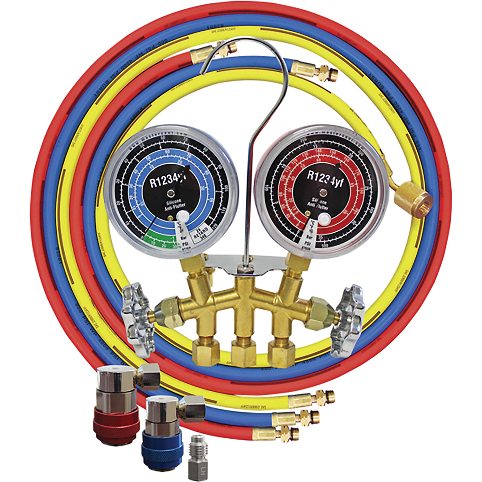 ATD MANIFOLD GAUGE SET R1234YF BRASS, Model# 10267