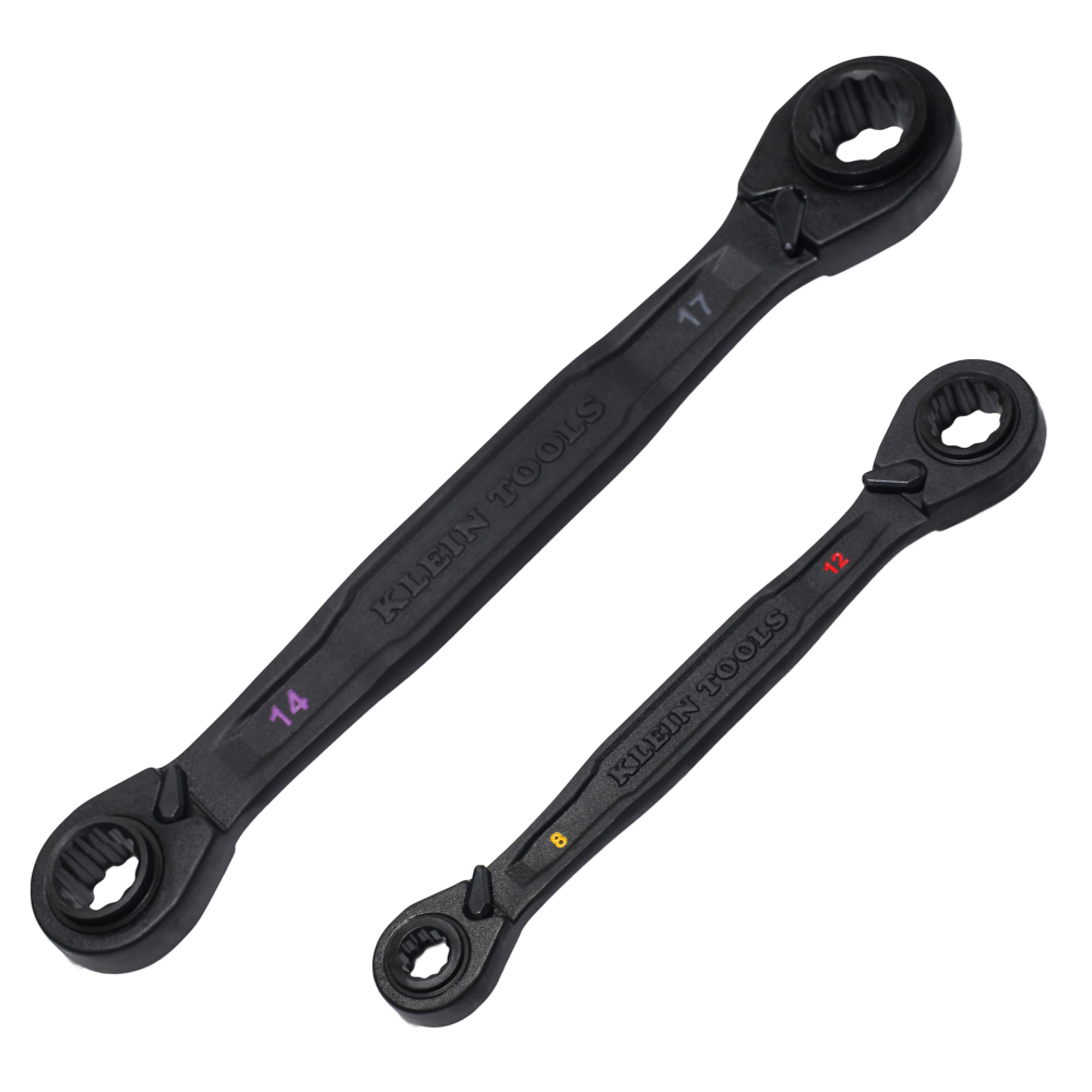4-in-1 Ratcheting Wrench Set, Metric, 2-Piece, Klein Tools Model# 68216M