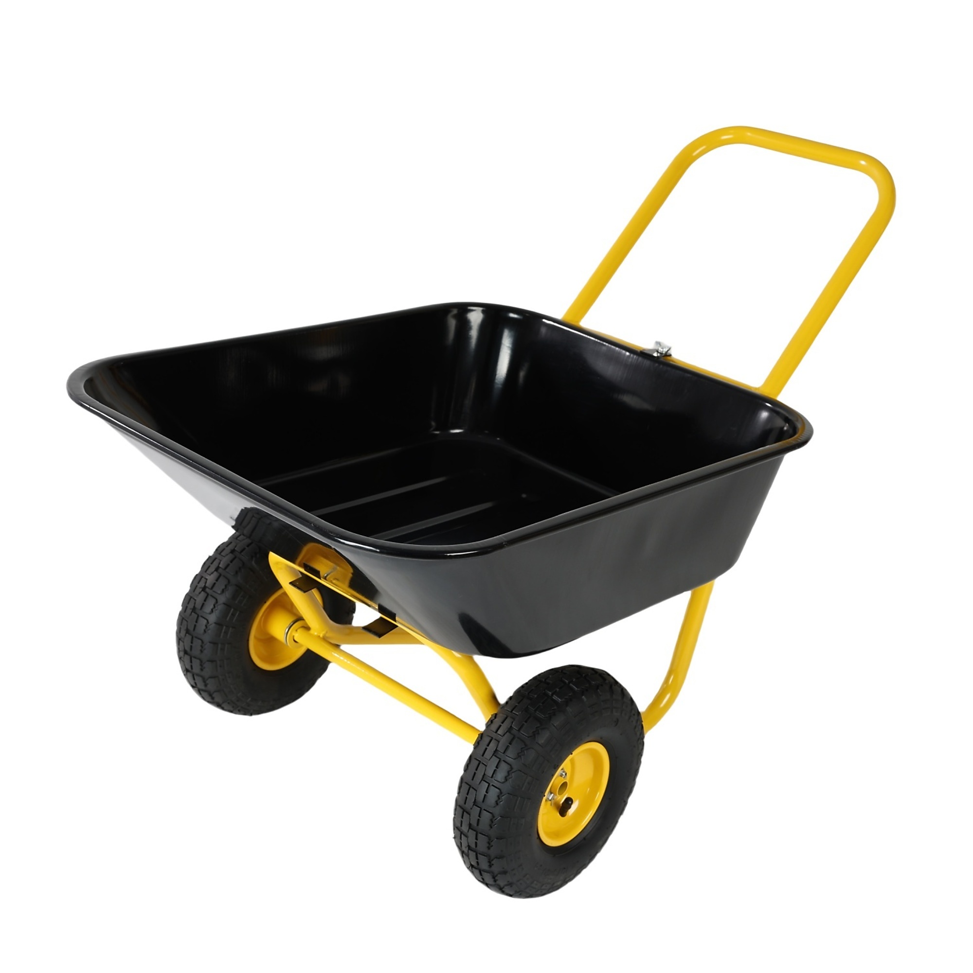 BlackTeck 2-Wheeled Trolley — 35-Liter Capacity, Non-Porous Leakproof Design, Black, Model# N2-251856