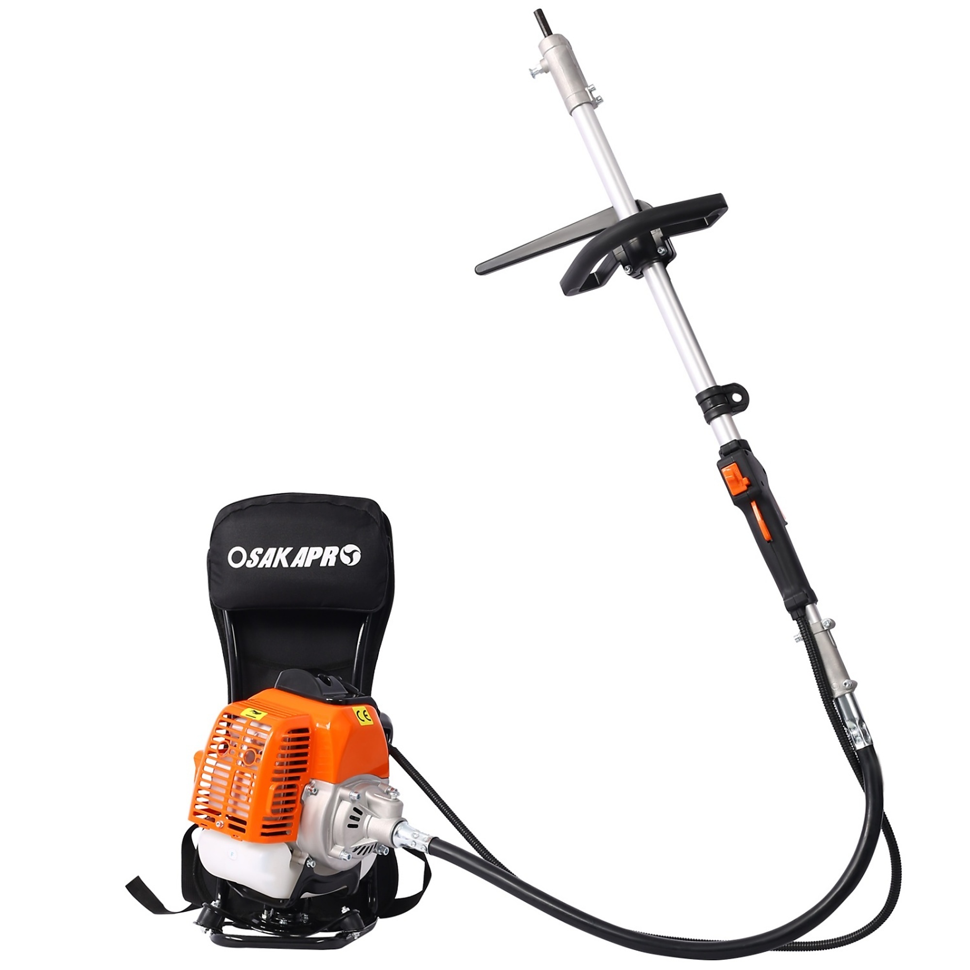 BlackTeck 4-in-1 Multi-Functional Backpack Trimming Tool — 52cc, Gas Pole Saw, Ergonomic Design, Model# N2-61895