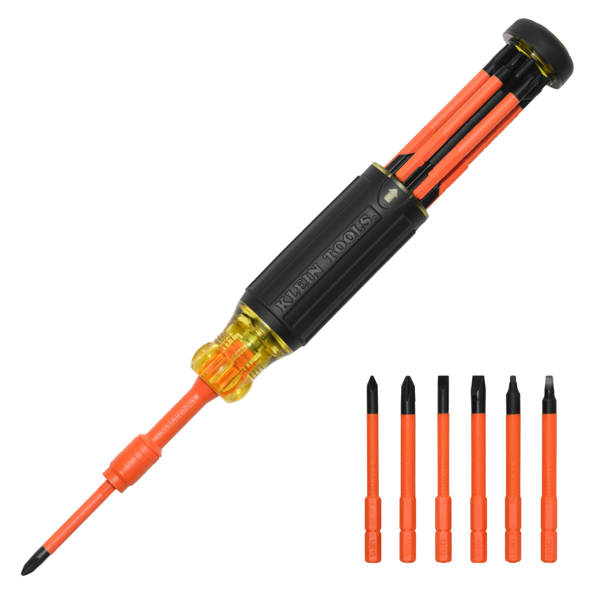 6-in-1 Insulated Auto-Lock Screwdriver, Klein Tools Model# 32306INS