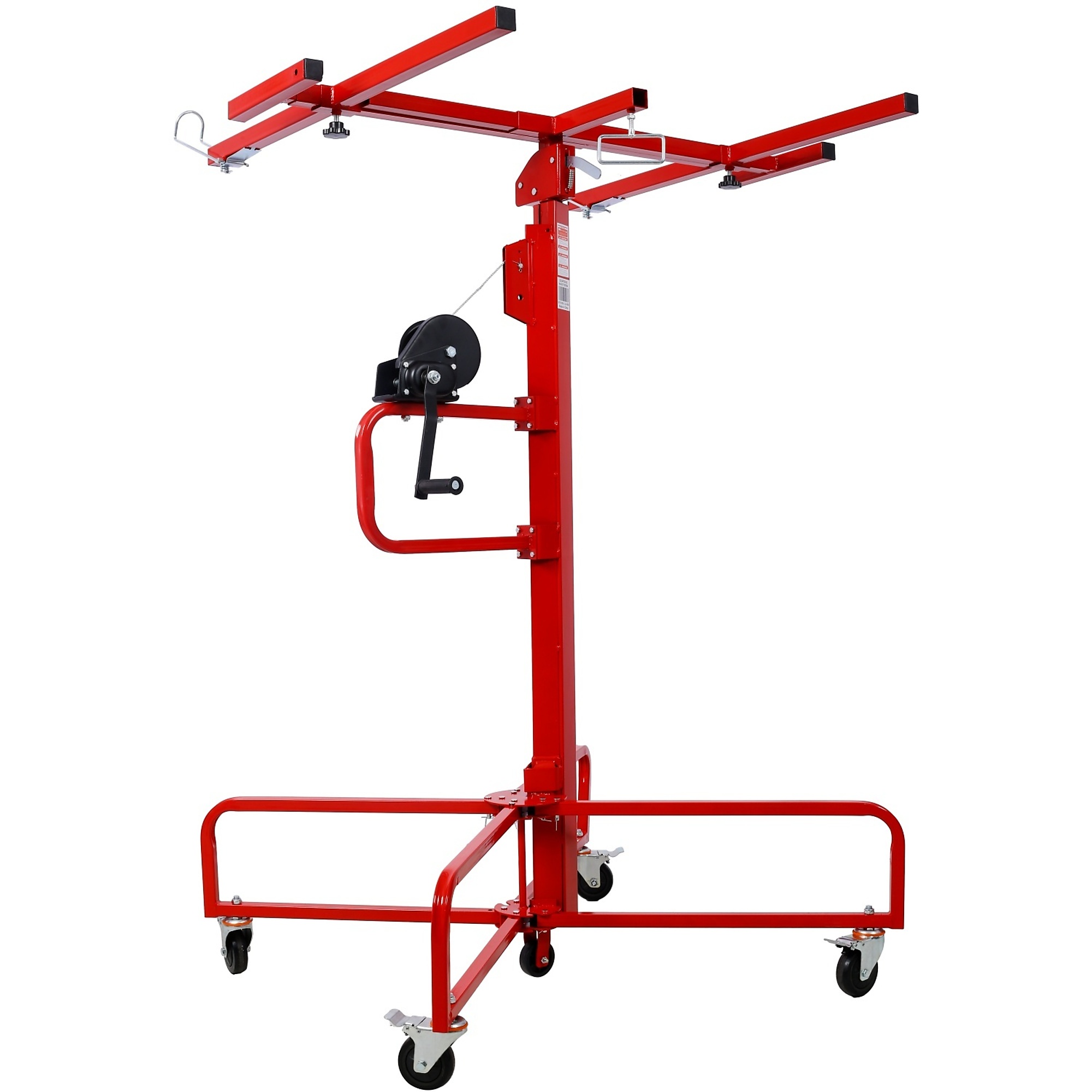 BlackTeck Drywall Lift Panel Hoist — 13ft. Height, 150-Lb. Capacity, Red, Model# N2-189984