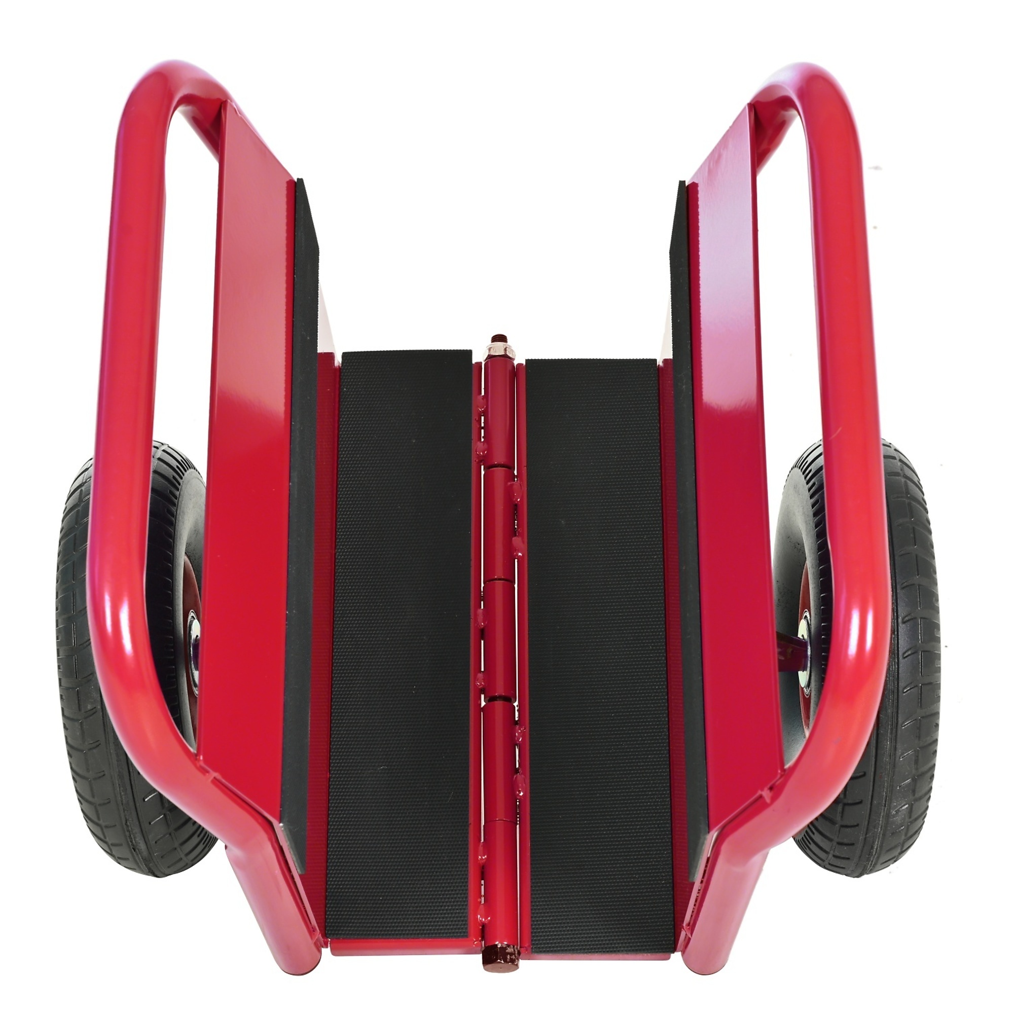 BlackTeck Panel Dolly — 1000-Lb. Capacity, 10in. Solid Rubber Tires, All-Terrain, Auto-Clamp, Red, Model# N2-233063