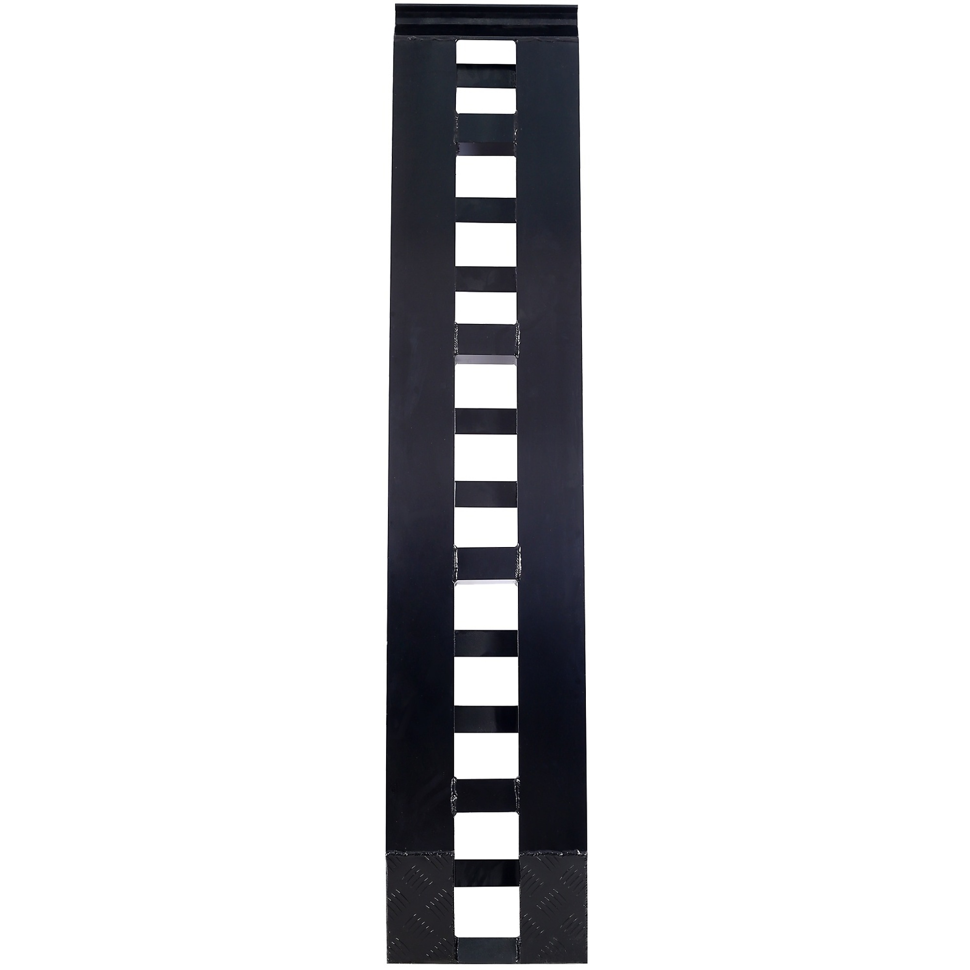 BlackTeck Heavy-Duty Loading Ramps — Aluminum, Anti-Rust Black Coating, 8800-Lb. Capacity, Non-Slip, Pair, Model# N2-104164