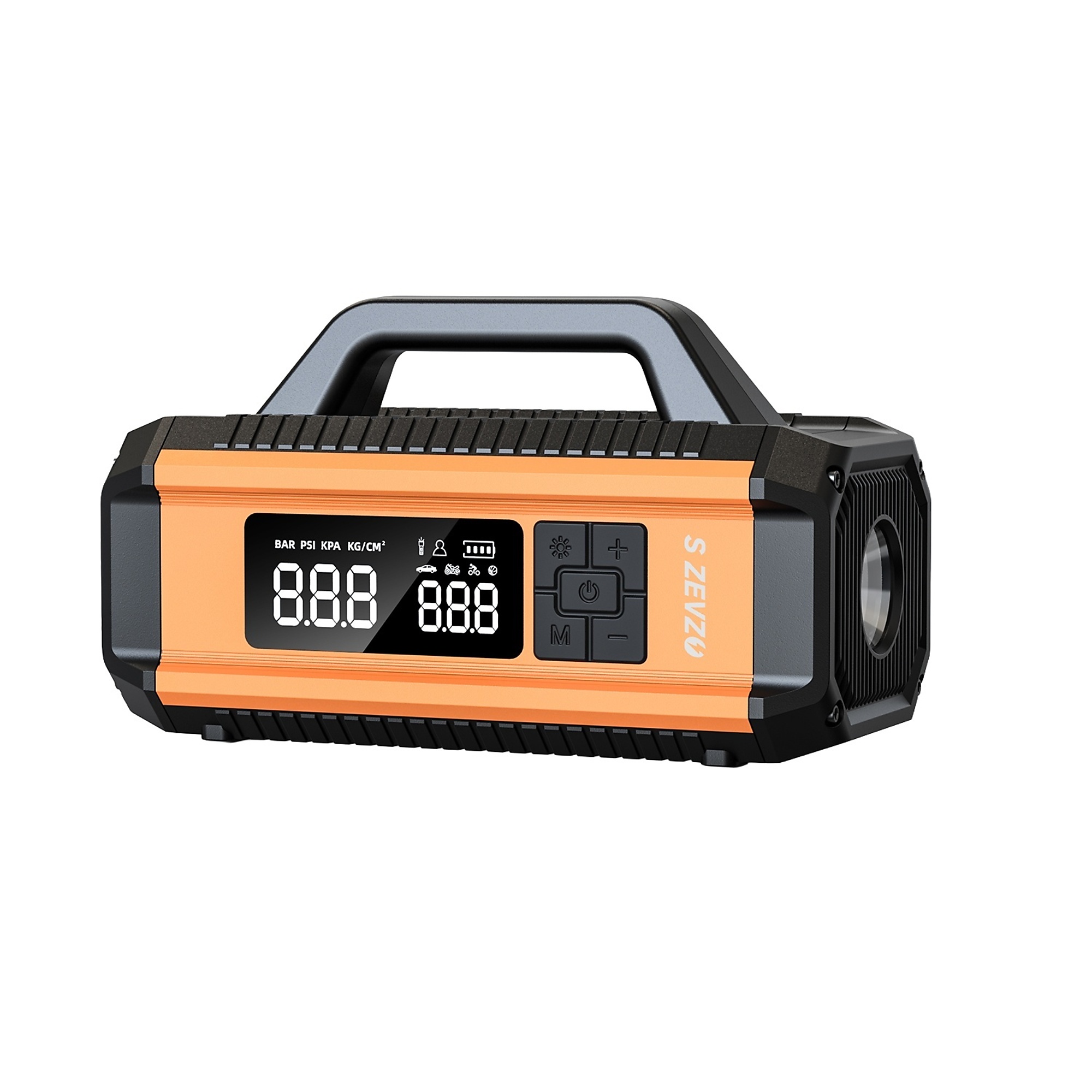 BlackTeck Portable Jump Starter Power Bank — 3500A, 150 PSI Air Compressor, 10000mAh, Large Digital Screen, Model# N2-0042_T