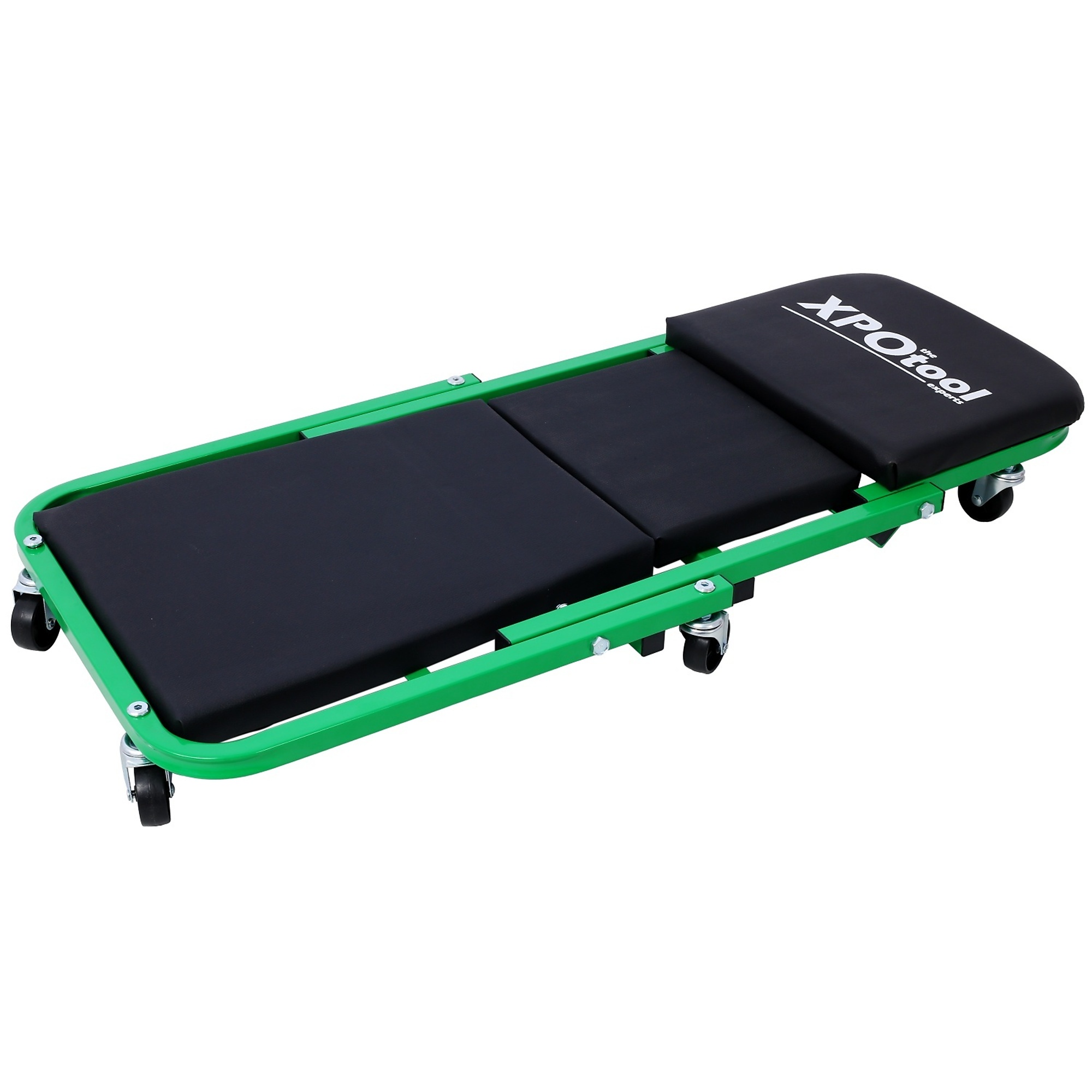 BlackTeck Mechanics Creeper Seat — 36in., 300-Lb. Capacity, 6 Wheels, Green, Model# N2-146610