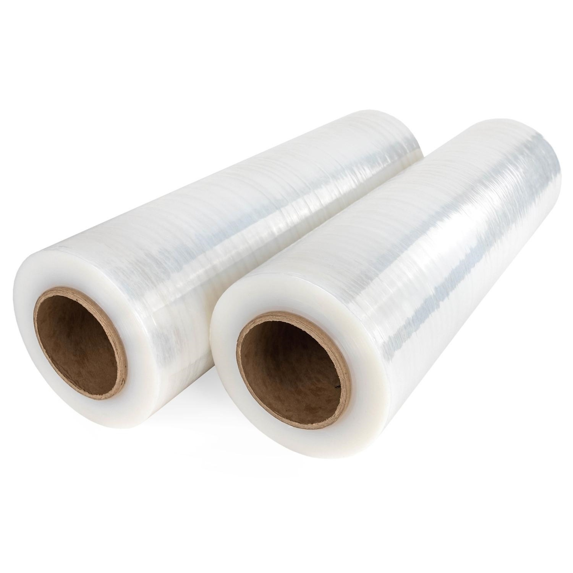 BlackTeck Stretch Wrap Hand Shrink Wrap — 18in. W x 1000ft. L, 80-Gauge, 2 Rolls, Model# N2-1080C-2