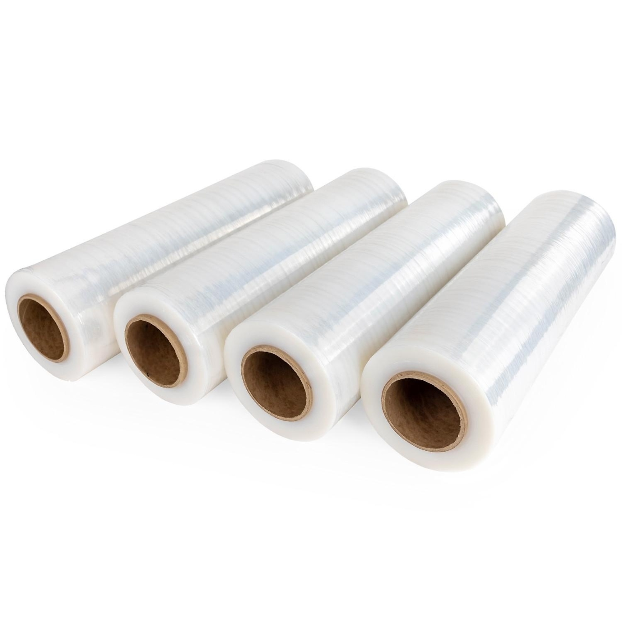 BlackTeck Stretch Wrap — 18in. x 1000ft., 80 Gauge, Hand Shrink Wrap, 4 Rolls, Model# N2-1080C-4