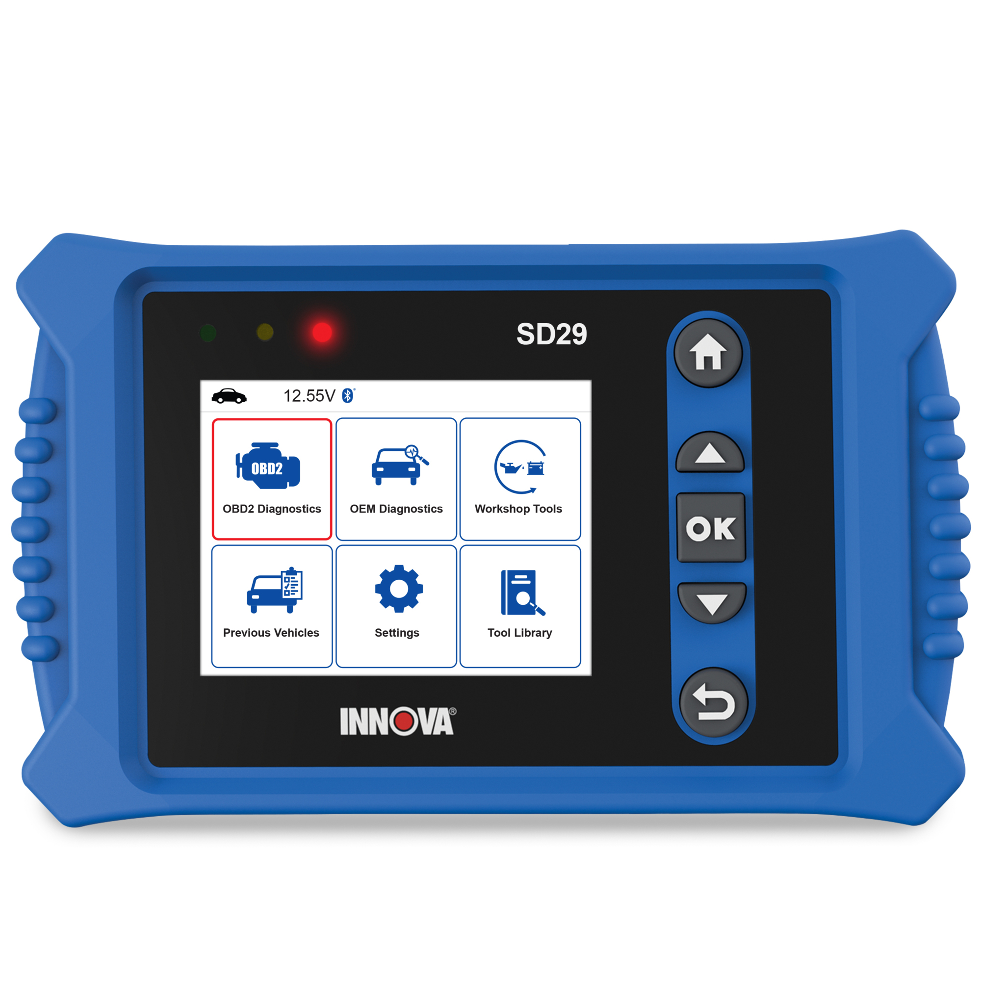 Innova SD29 OBD2 Scan Tool - Read/Erase ABS, Live Data, Free Fix & Part Recs