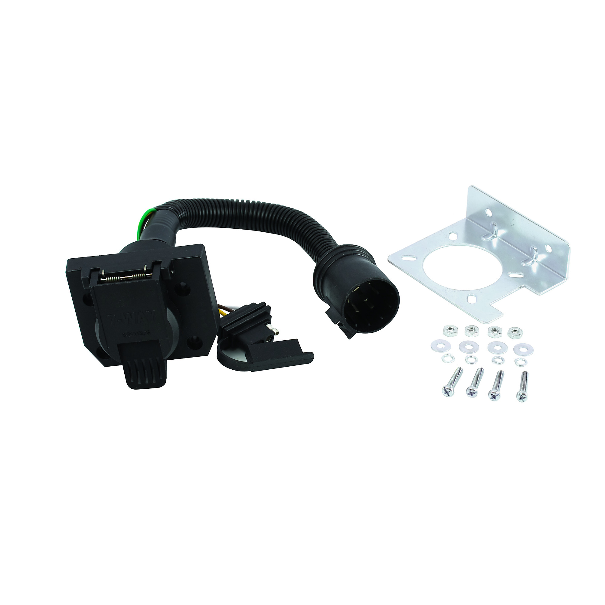 Uriah Products OEM Style to 7-Round & 4-Flat Adapter — Includes Bracket and Hardware, Model# UE724020