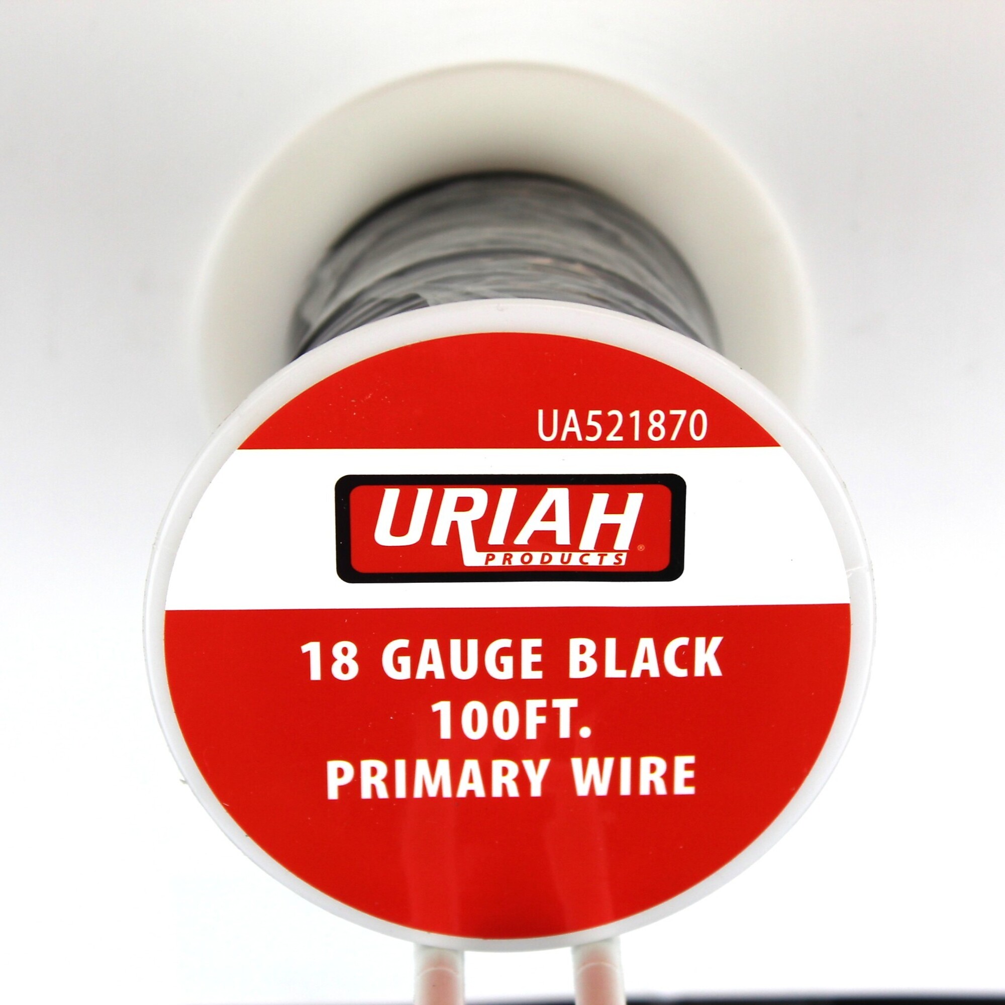 Uriah Products Primary Stranded Trailer Wire — 18 AWG, 100ft., Black, Model# UA521870