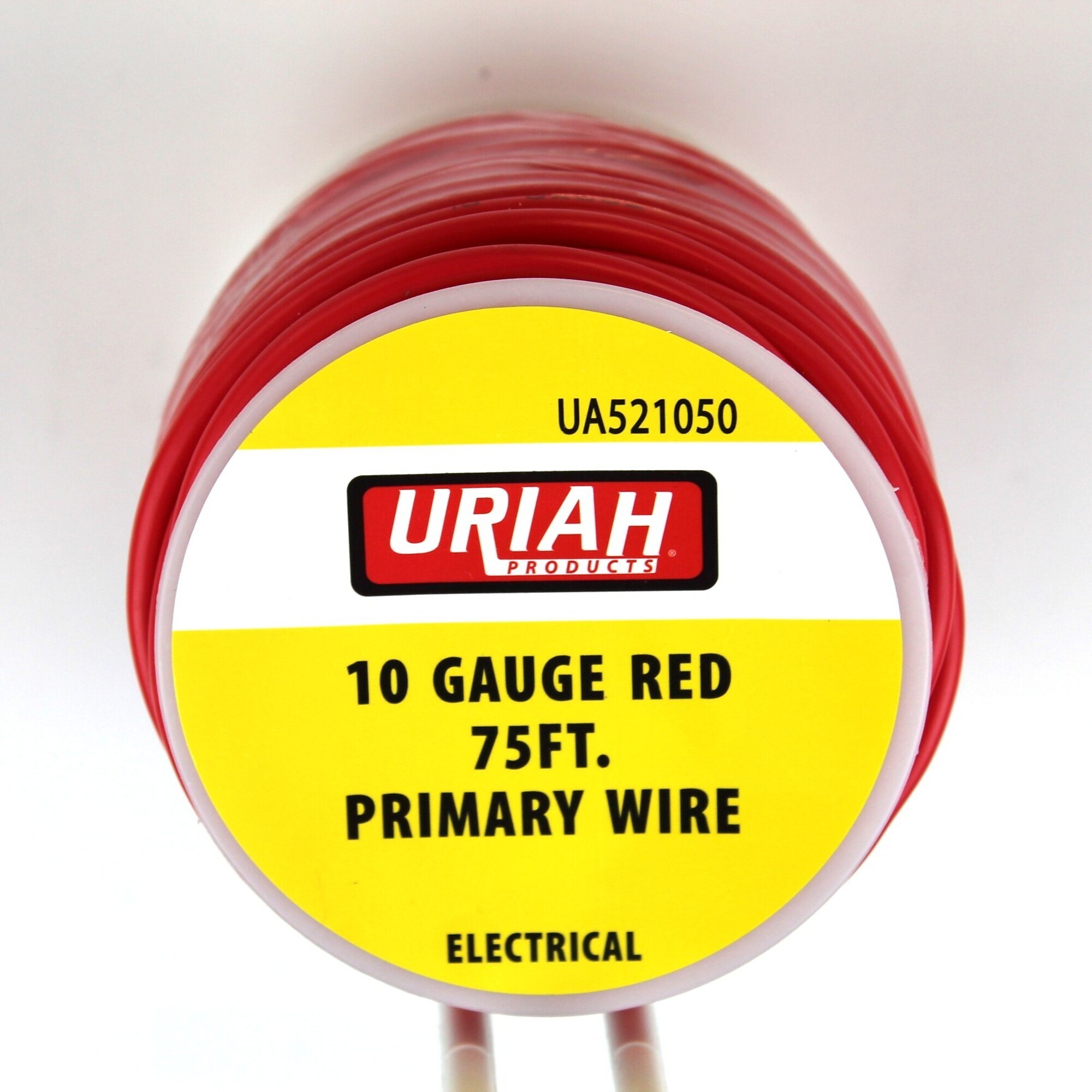 Uriah Products 10 AWG Stranded Wire — 75ft., Red, Model# UA521050
