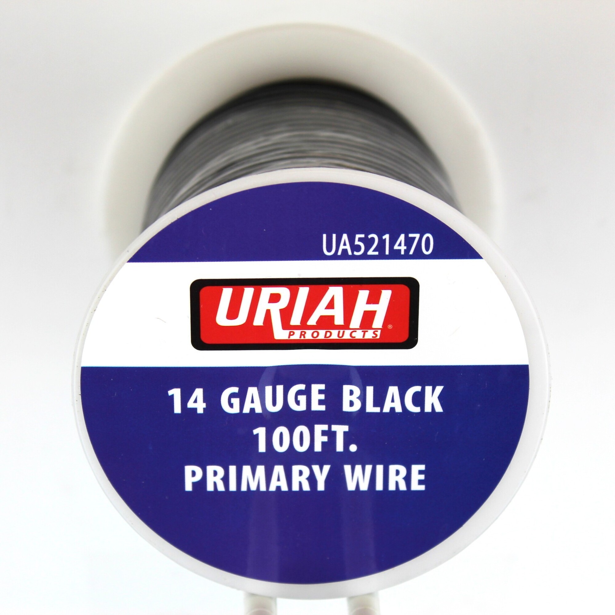 Uriah Products Primary Stranded Trailer Wire — 14 AWG, 100ft., Black, Model# UA521470