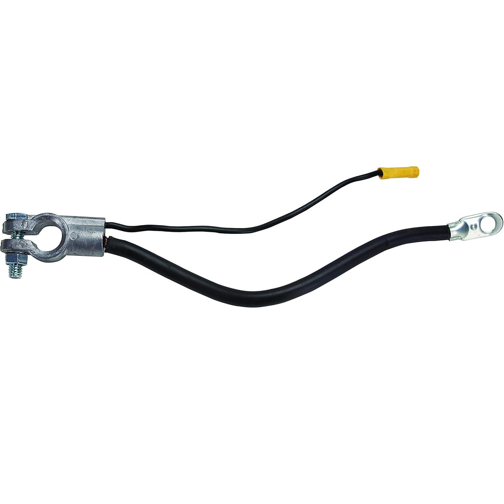 Uriah Products Top Post Battery Cable — 4 AWG, 72in. Length, Black, Tin-Plated Brass Terminal, Model# UV008100