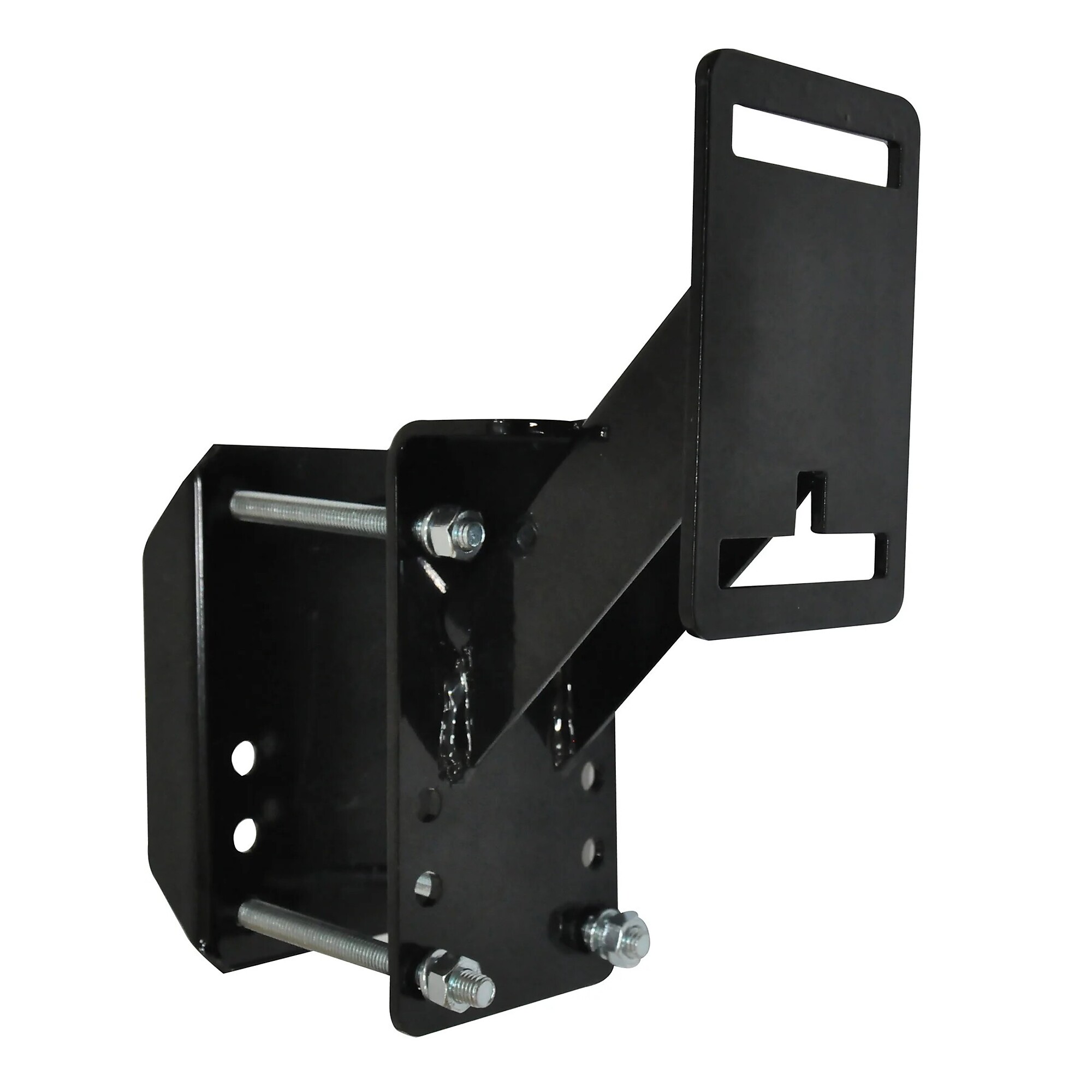 Uriah Products Universal Tongue-Mounted Spare Tire Carrier — Fits 4 or 5 Lug Wheels, Heavy-Duty, Zinc-Plated, Model# UH628100