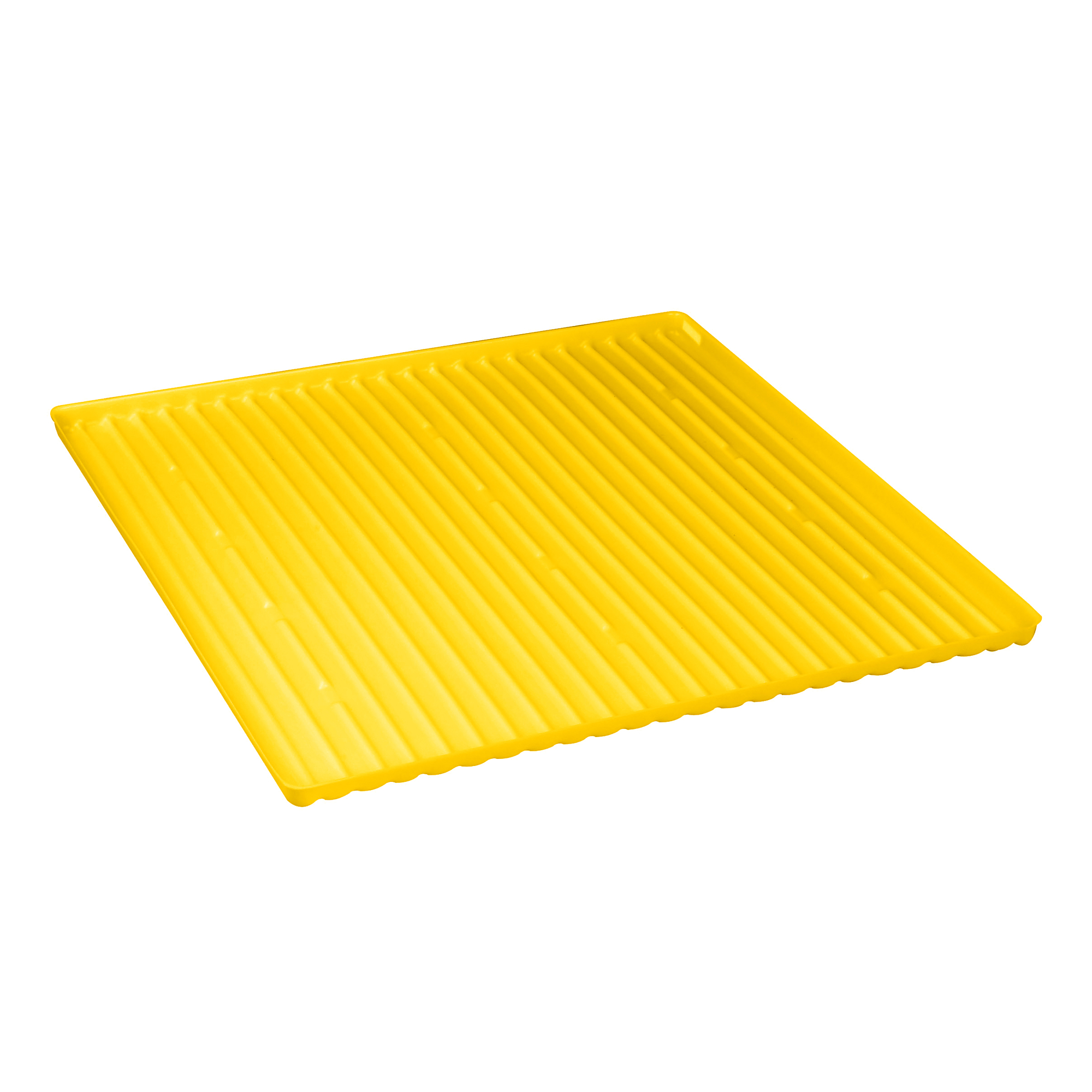 Justrite Yellow Polyethylene Tray and Sump Combination for 60-Gallon Safety Cabinet, Model# 29054